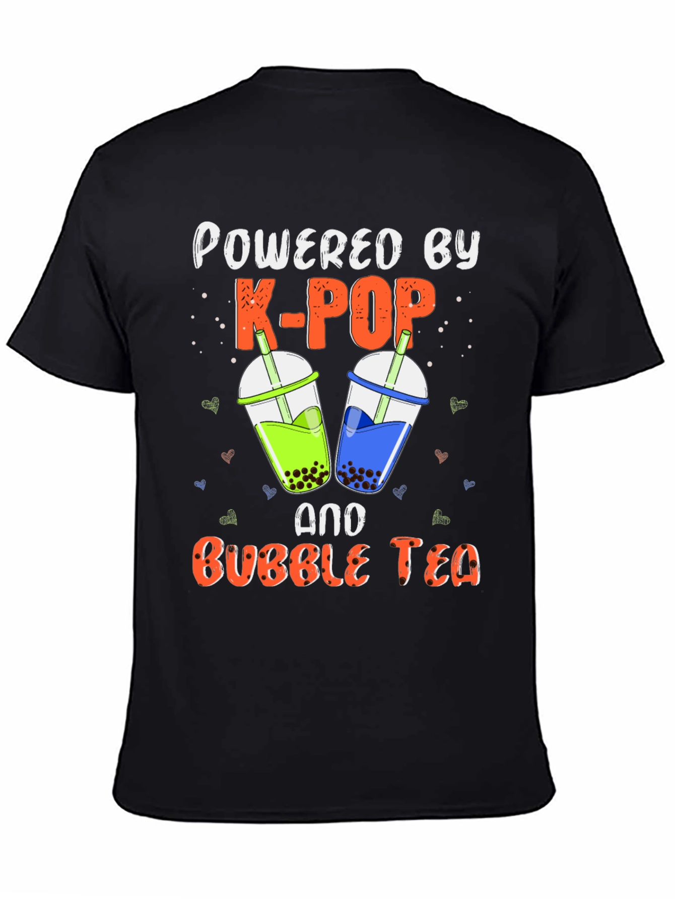 Powered by K-POP and Bubble Tea T-Shirt