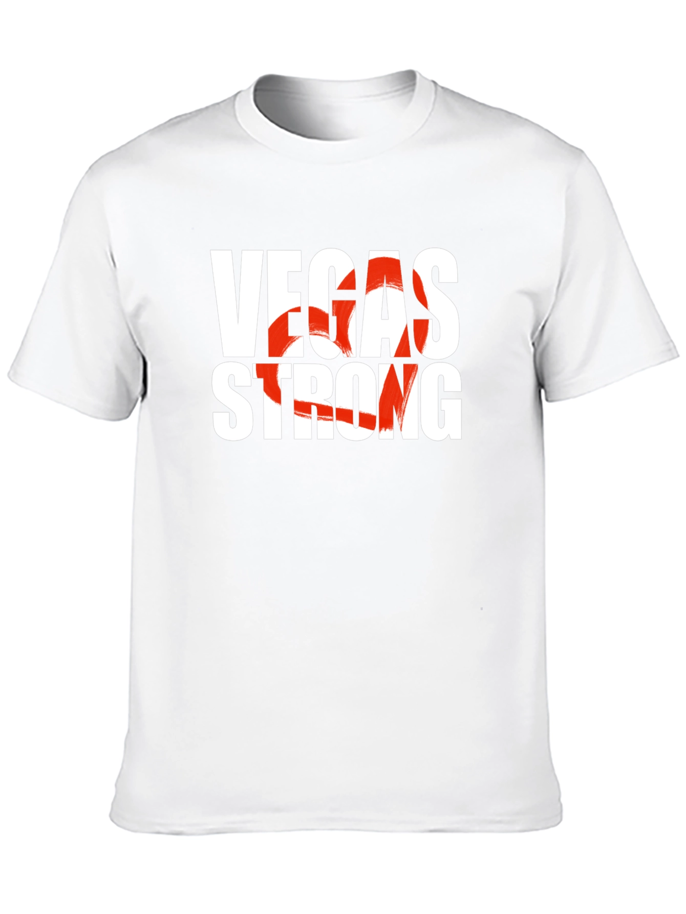 Vegas Strong Graphic Tee - Unisex Black T-Shirt