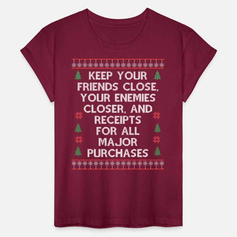 Keep your friends close, ugly Christmas sweater