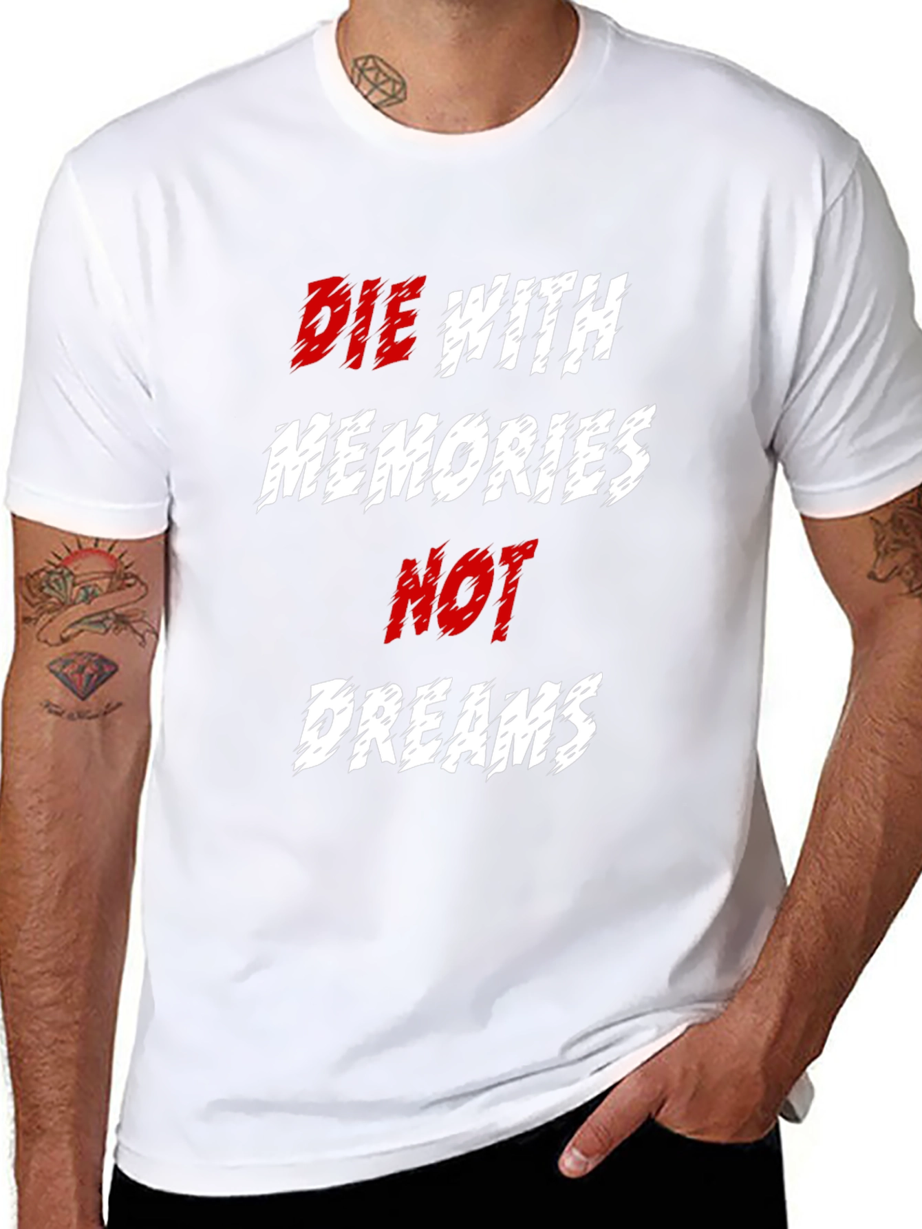 Die With Memories T-Shirt - Black Graphic Tee