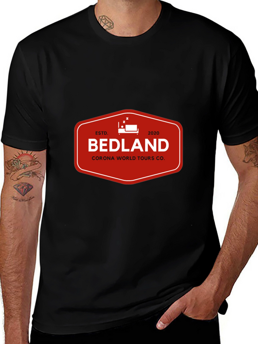 Bedland Corona World Tours Co. Black T-Shirt