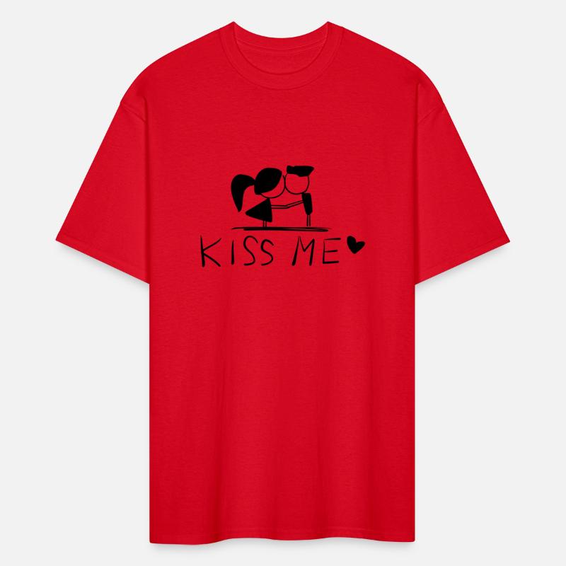 kiss me symbol couple love