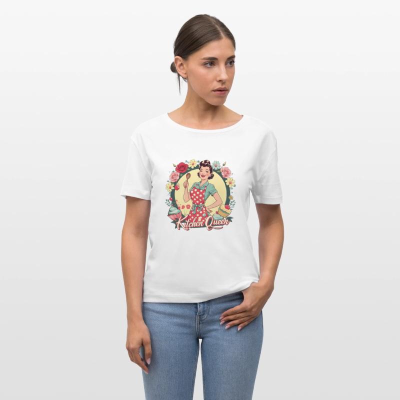 Kitchen Queen – Retro 50s Cooking Design for Food