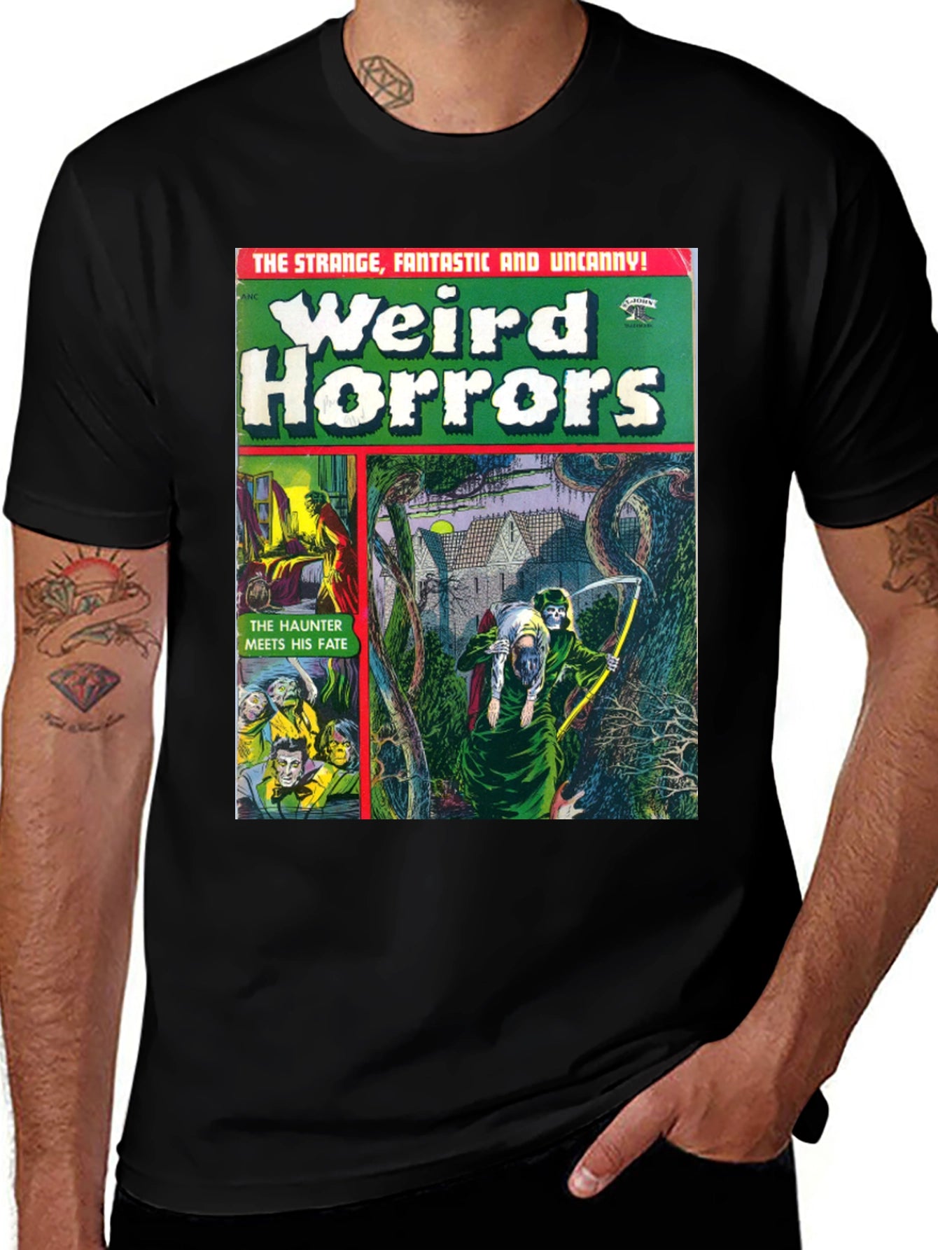 Weird Horrors Comic T-Shirt