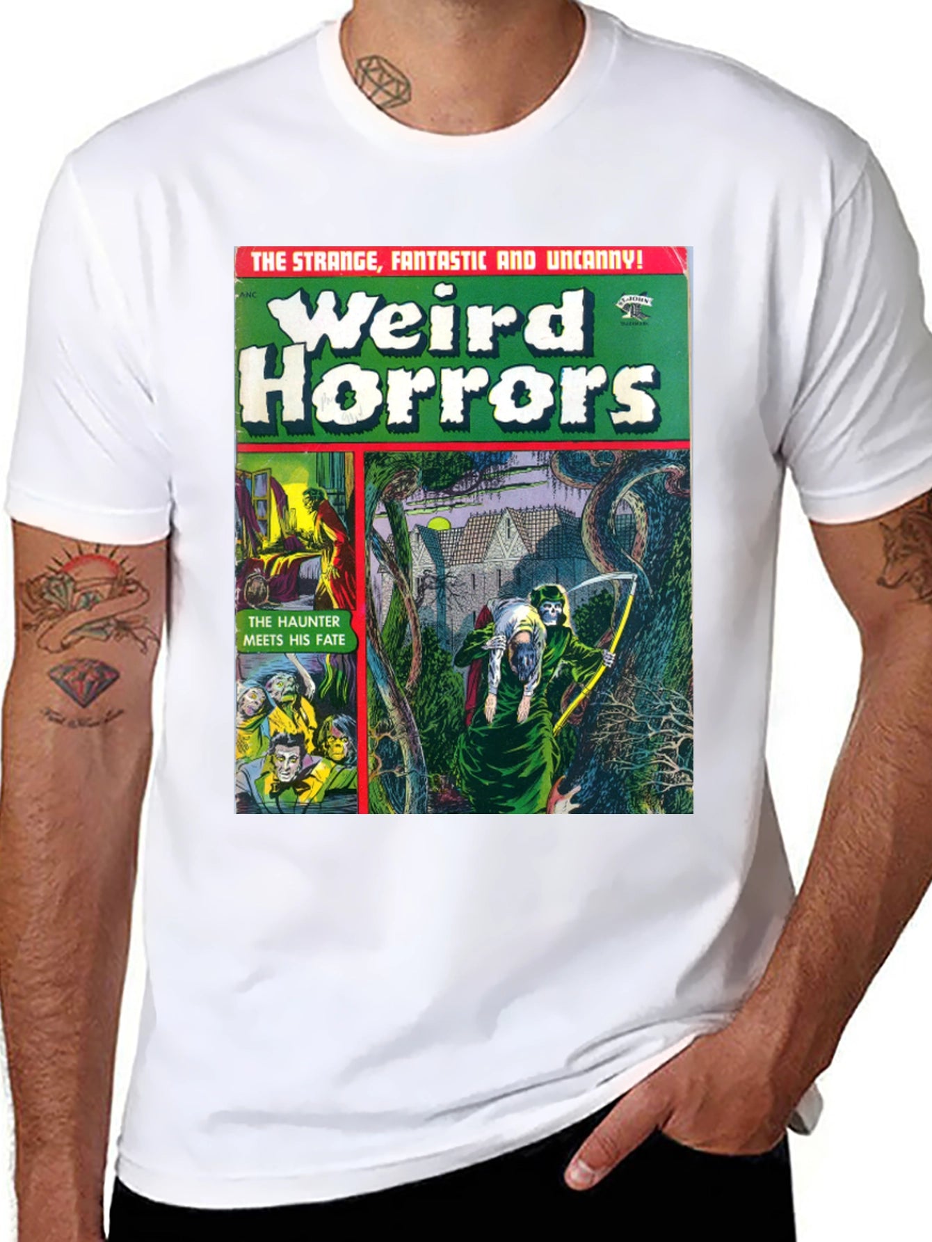 Weird Horrors Comic T-Shirt