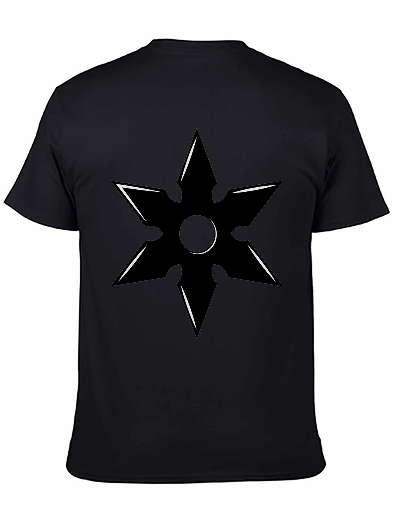 Ninja Star Graphic Tee - Black Martial Arts T-Shirt