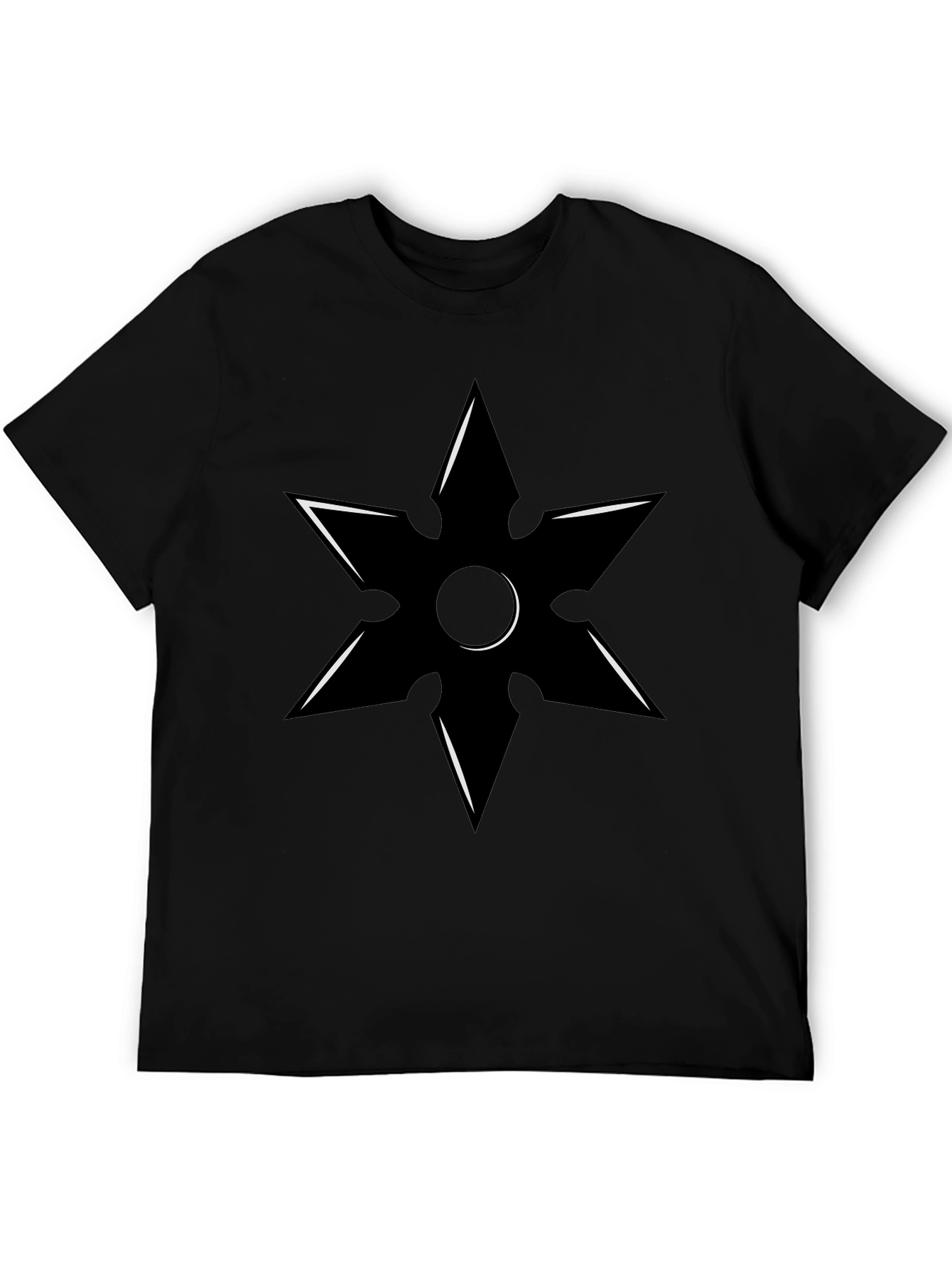 Ninja Star Graphic Tee - Black Martial Arts T-Shirt