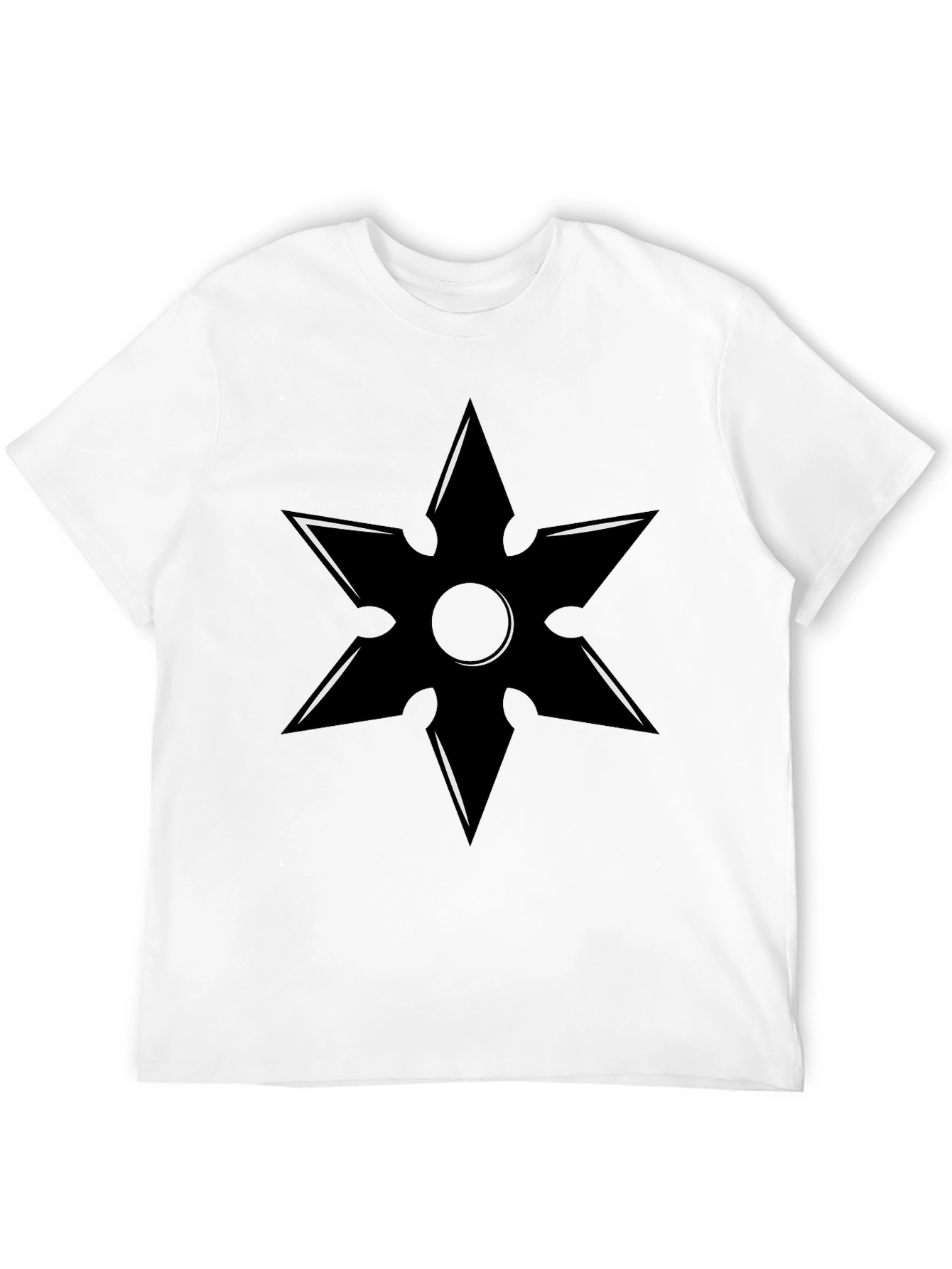 Ninja Star Graphic Tee - Black Martial Arts T-Shirt