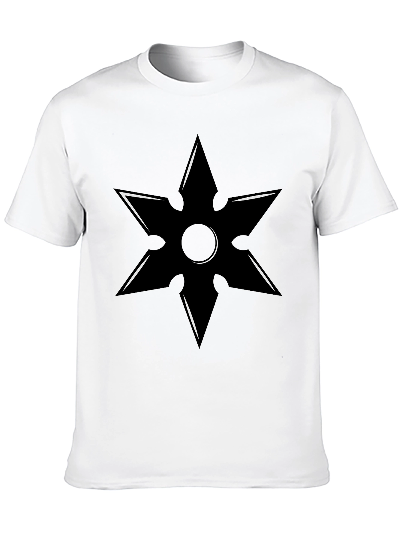 Ninja Star Graphic Tee - Black Martial Arts T-Shirt