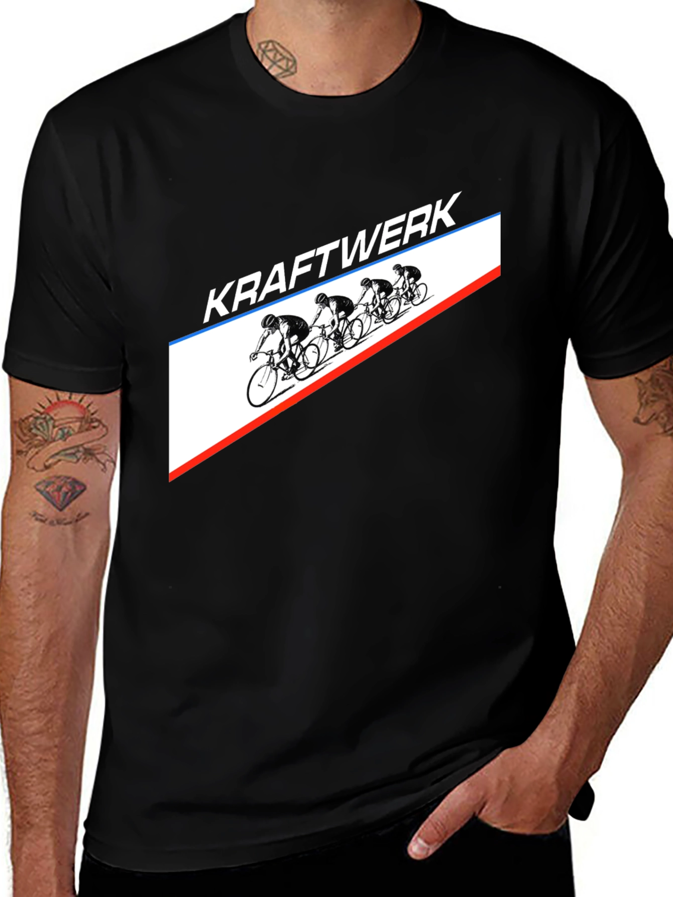 Kraftwerk Cycling Graphic T-Shirt - Black