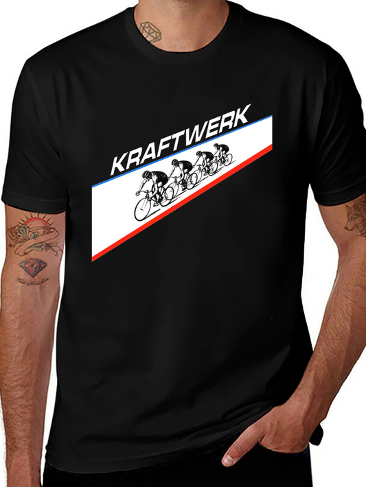 Kraftwerk Cycling Graphic T-Shirt - Black