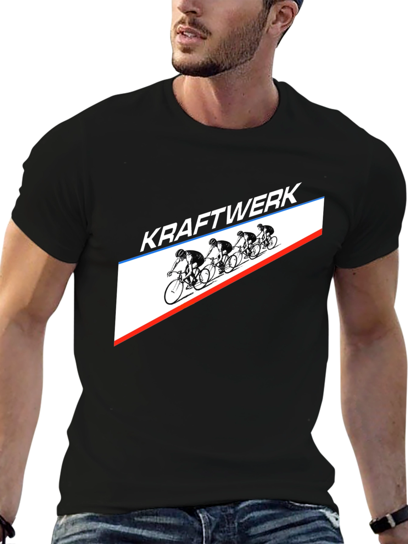Kraftwerk Cycling Graphic T-Shirt - Black