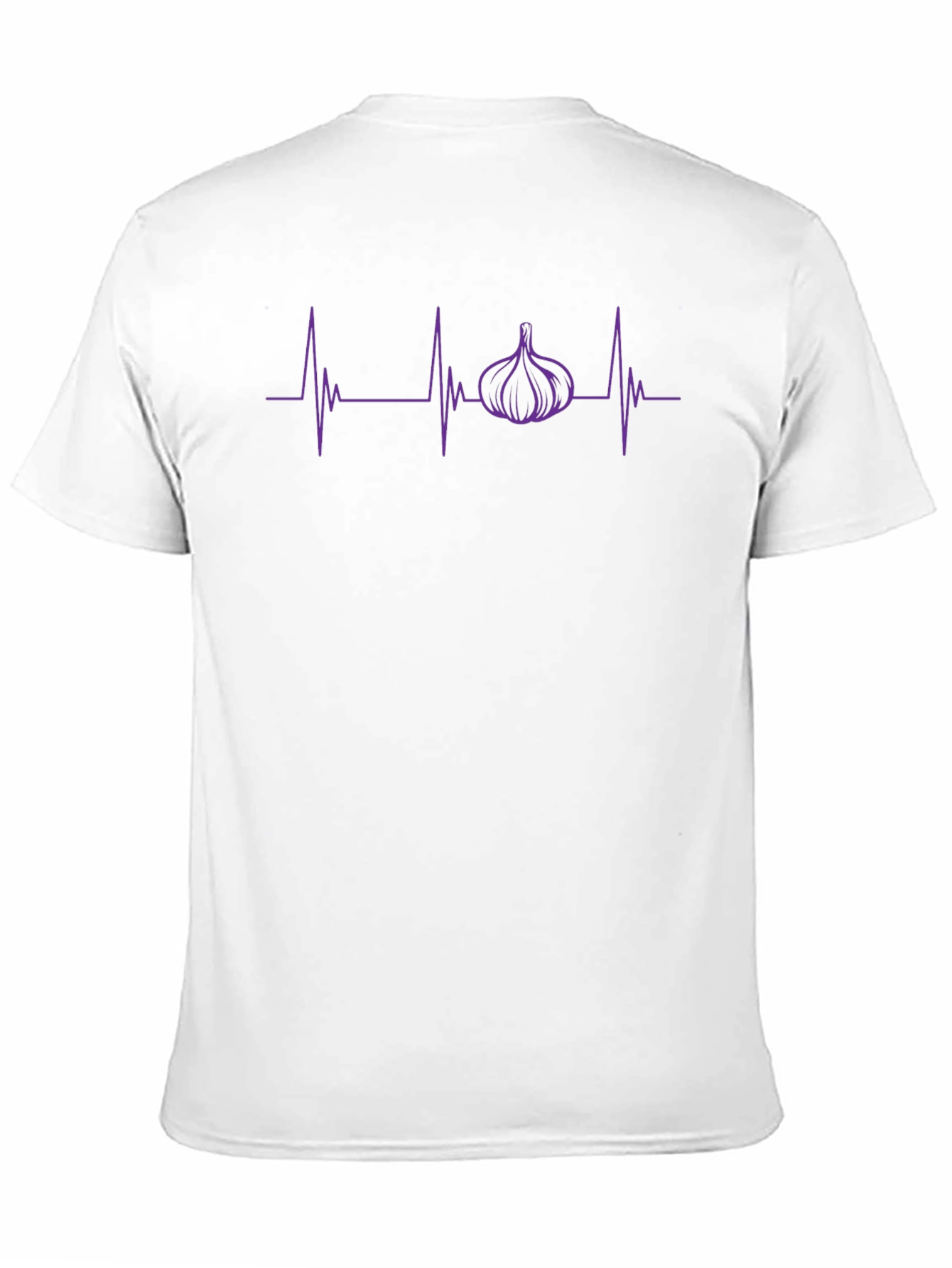 Garlic Heartbeat Graphic T-Shirt - Black