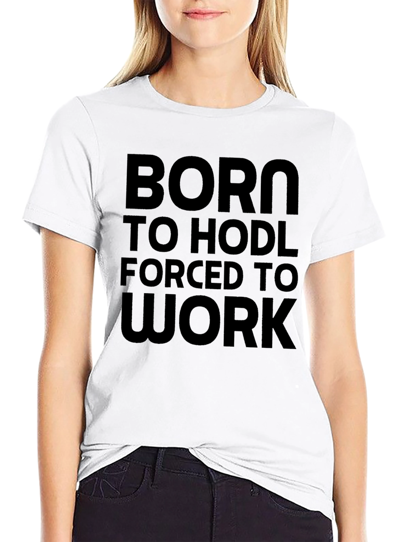Born to HODL T-Shirt - Crypto Enthusiast Tee