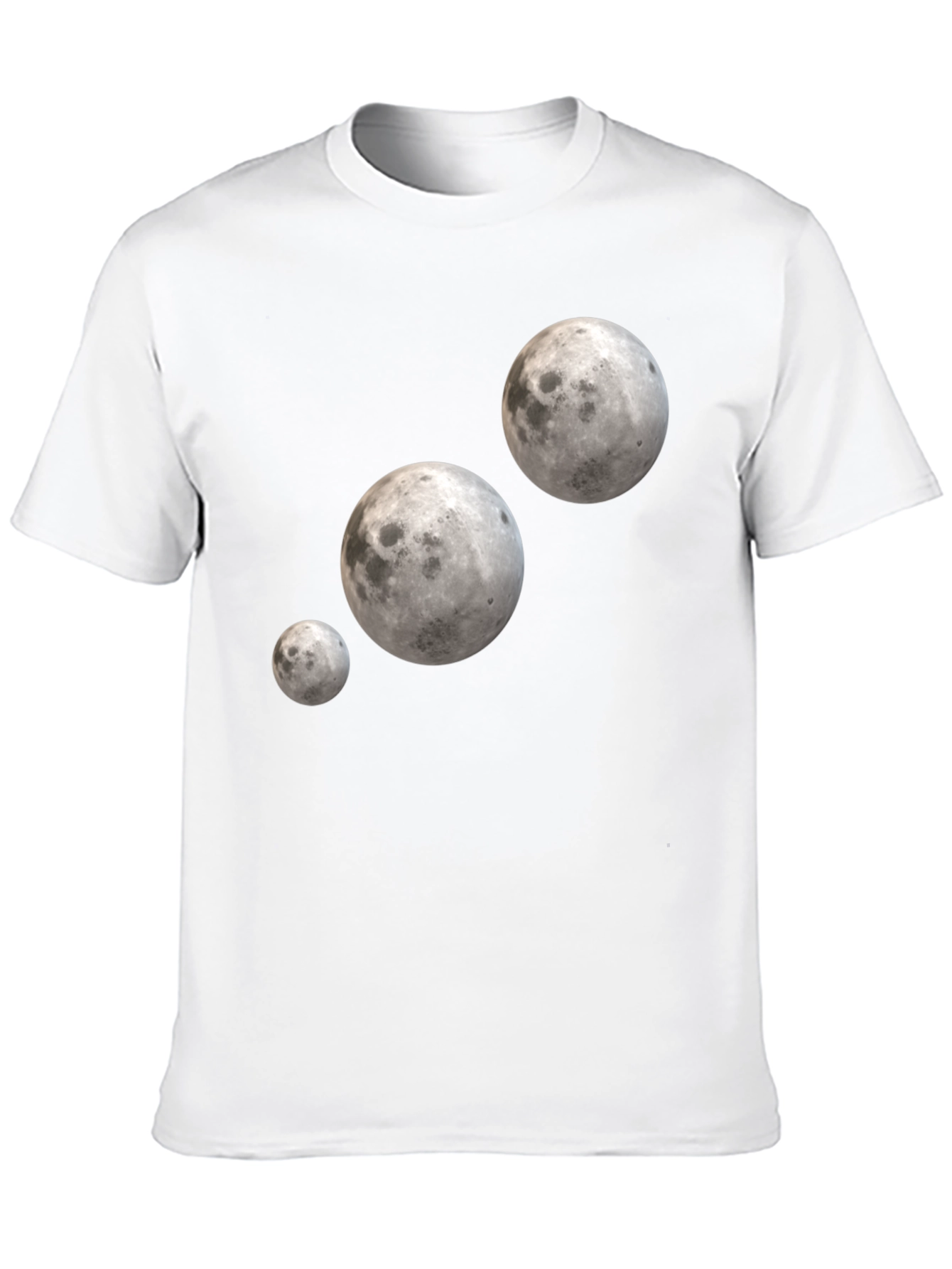 Lunar T-Shirt - Black with Moon Design