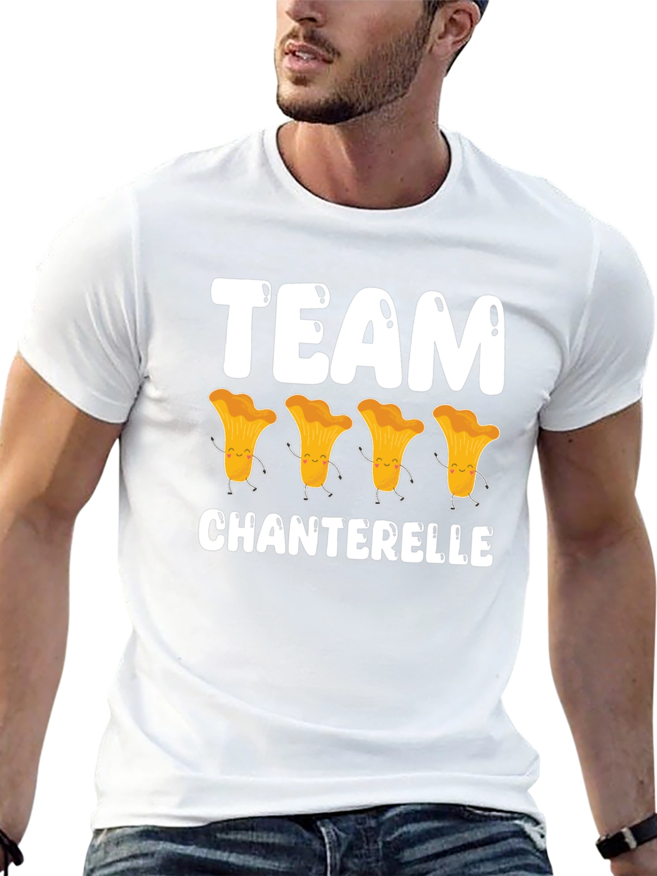 Team Chanterelle T-Shirt - Funny Mushroom Hunting Tee