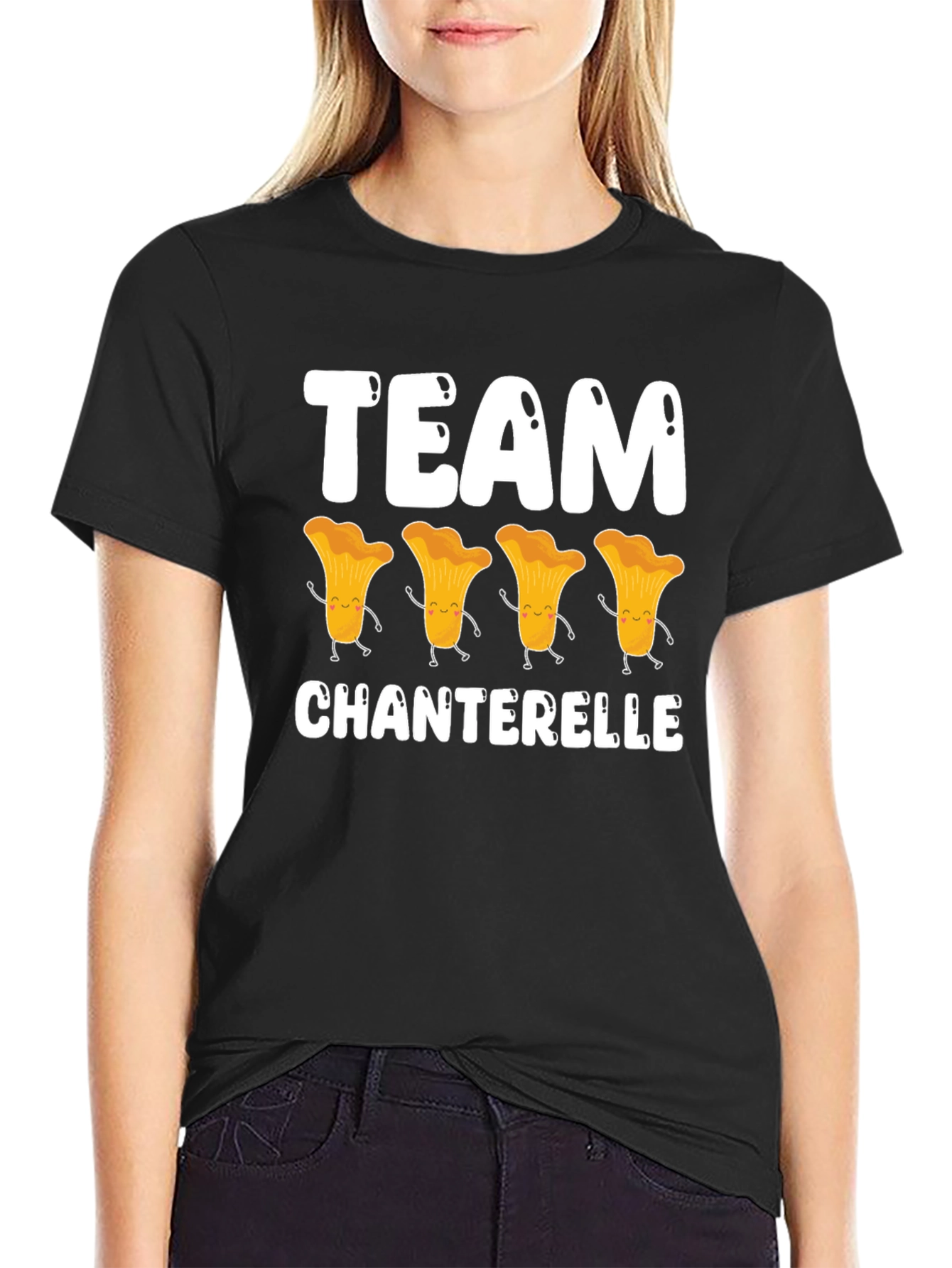 Team Chanterelle T-Shirt - Funny Mushroom Hunting Tee