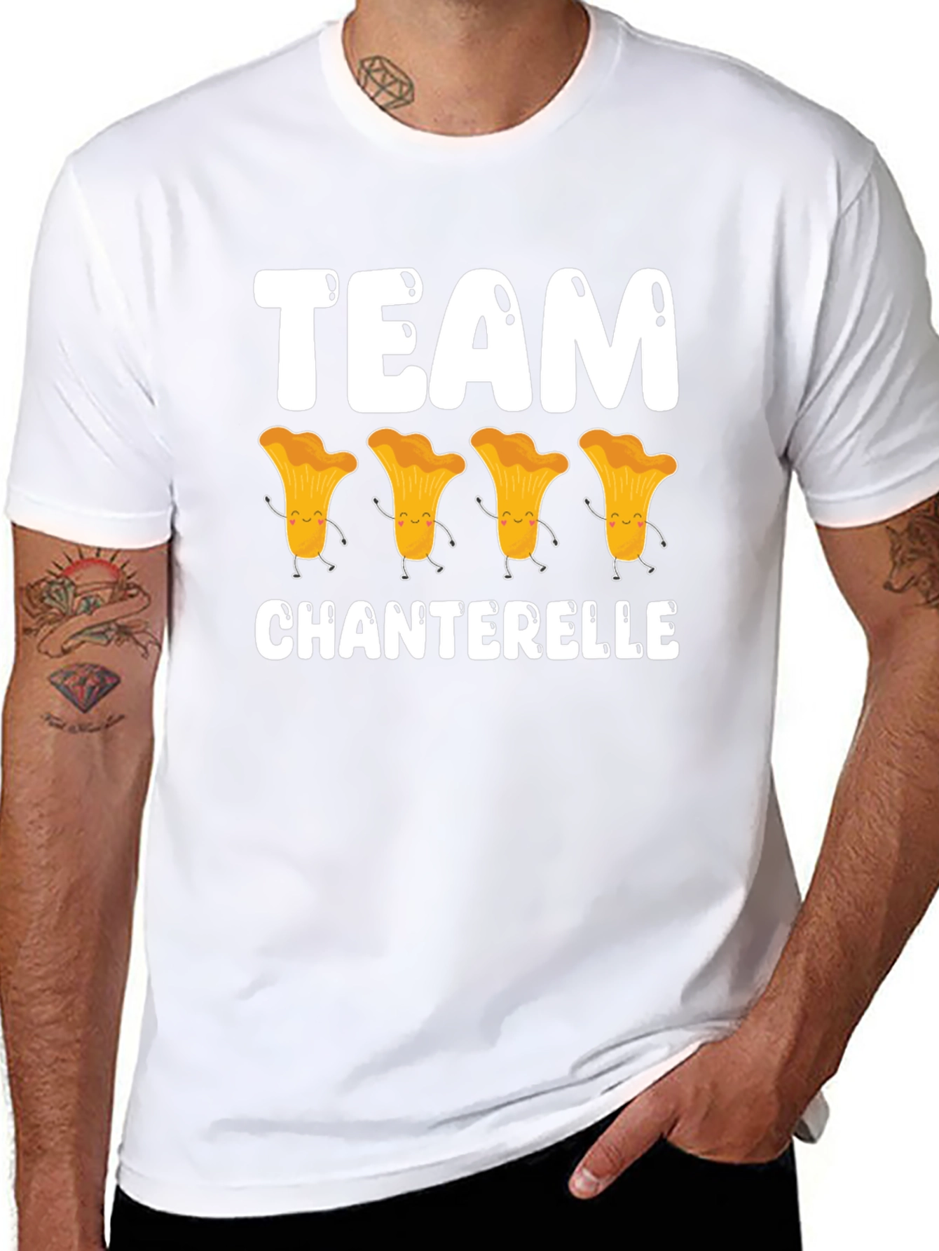Team Chanterelle T-Shirt - Funny Mushroom Hunting Tee
