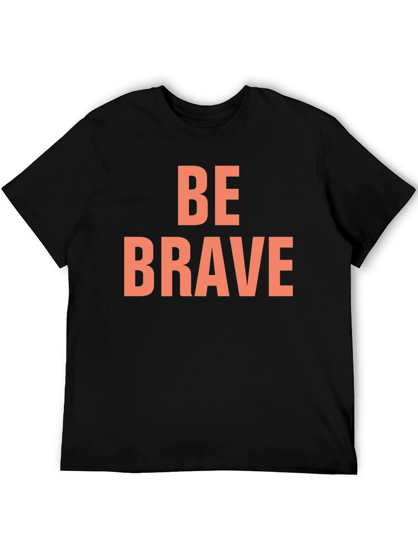 Be Brave Black Graphic Tee