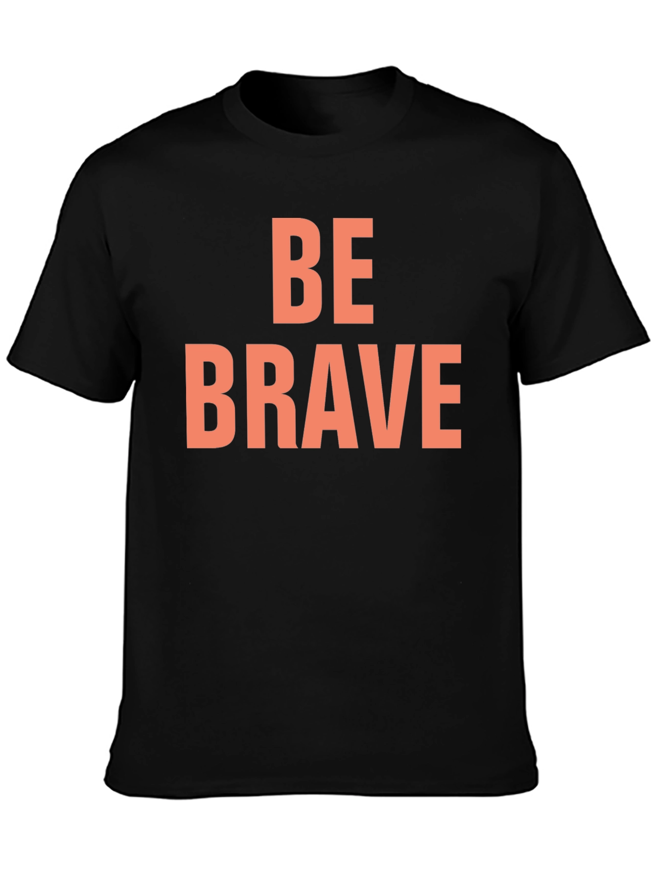 Be Brave Black Graphic Tee