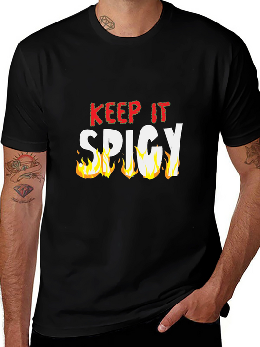 Keep It Spicy Graphic Tee - Bold & Playful Design