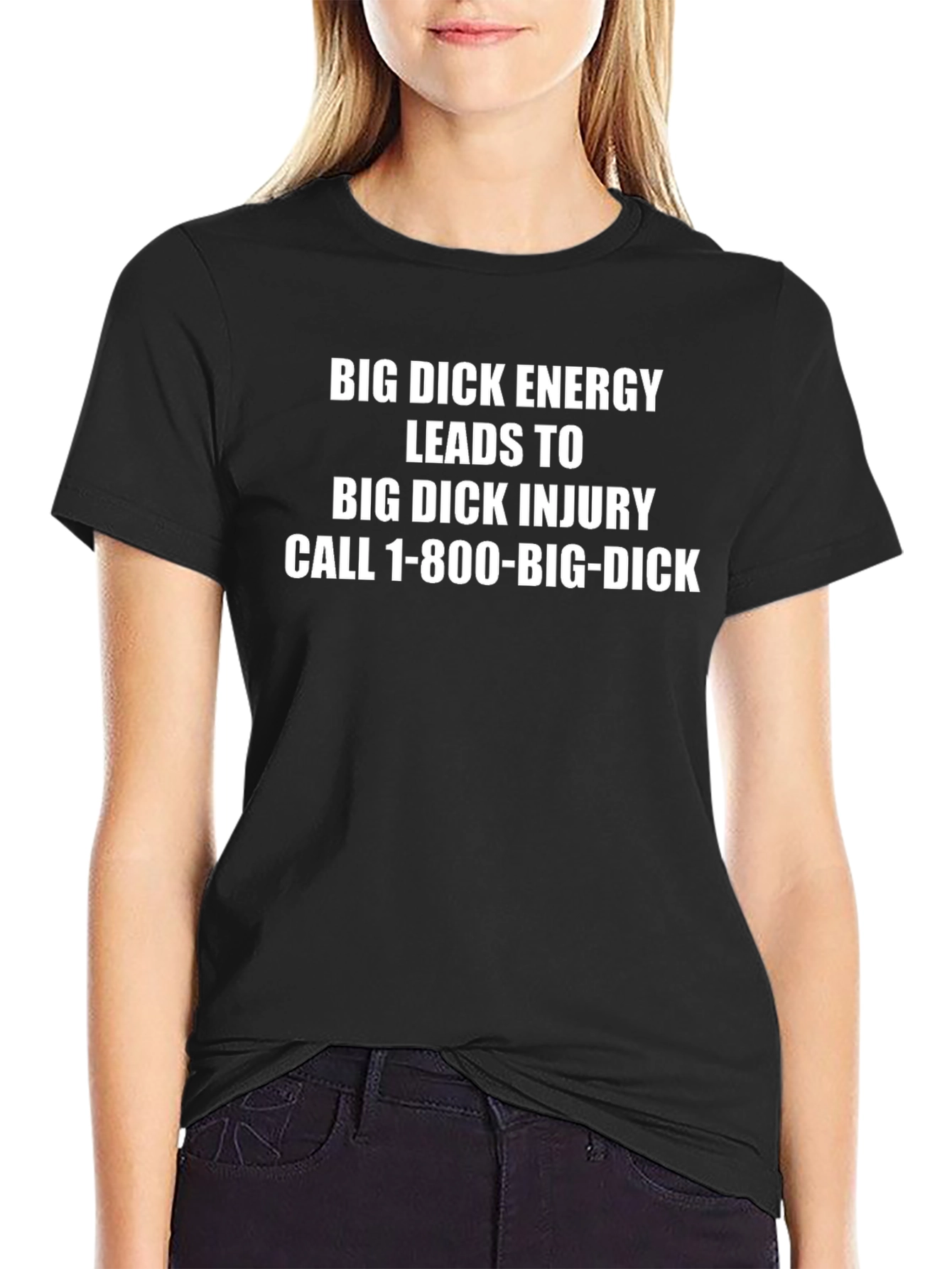 Humorous Big Dick Energy Graphic Tee