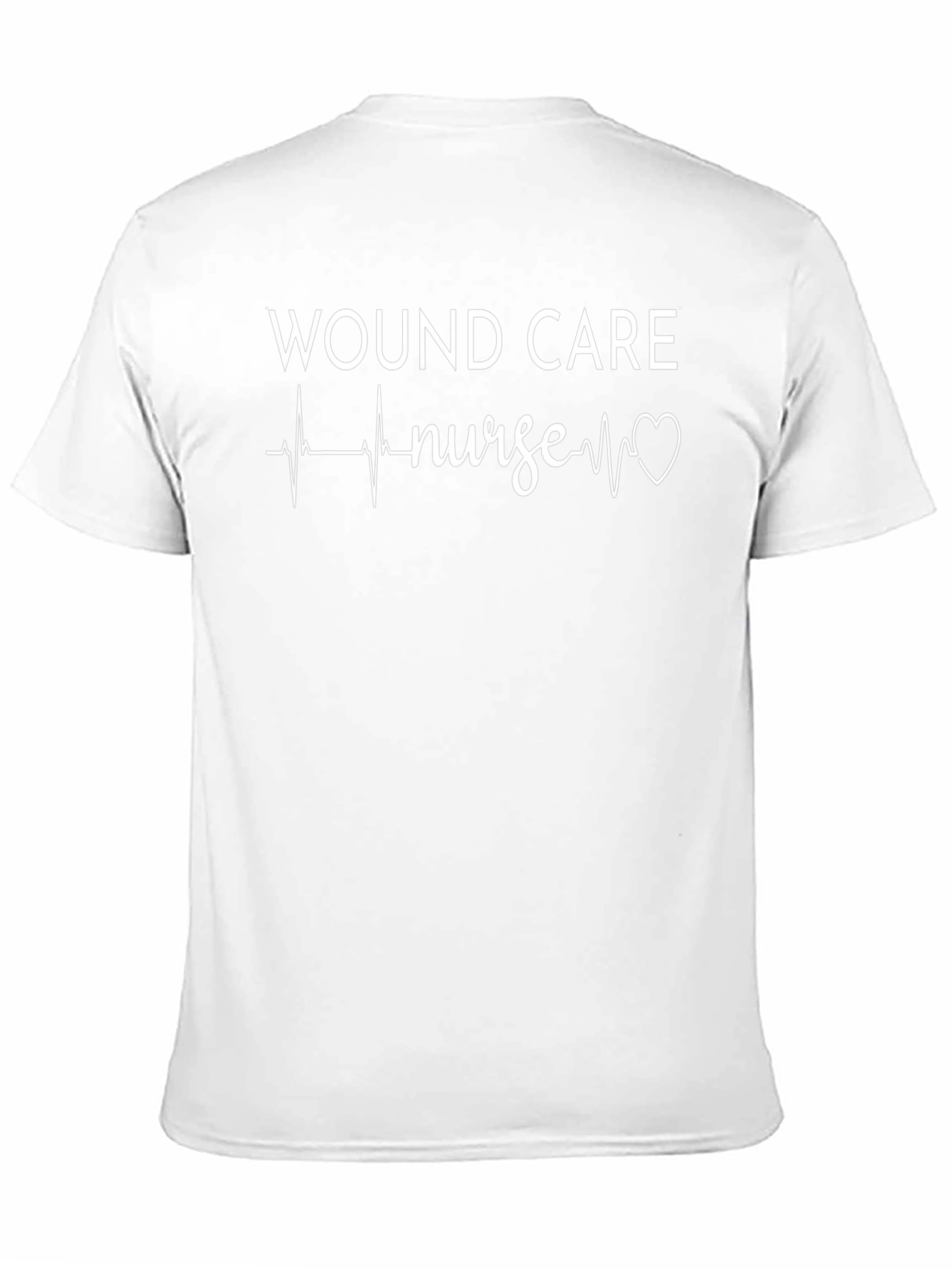 Wound Care Nurse Heartbeat T-Shirt