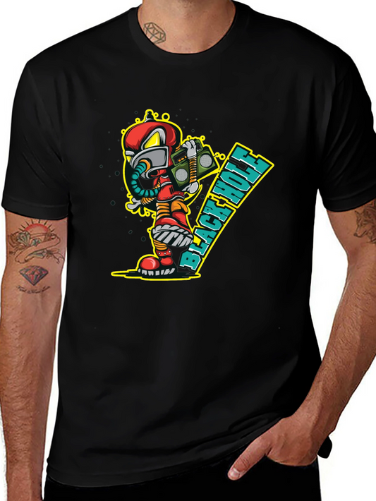 Black Hole Cartoon Graphic Tee