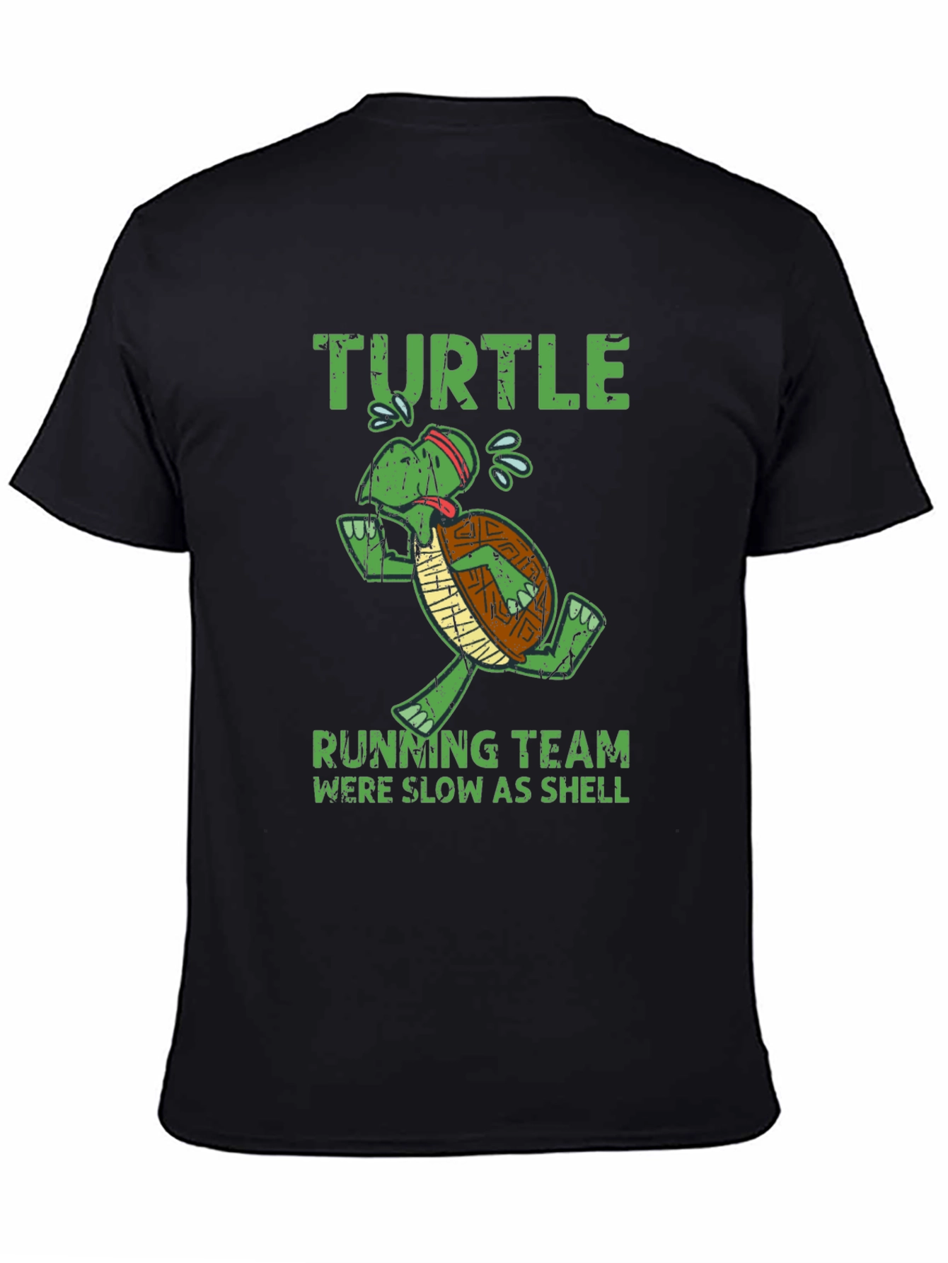 Turtle Running Team Graphic Tee - Slow as Shell