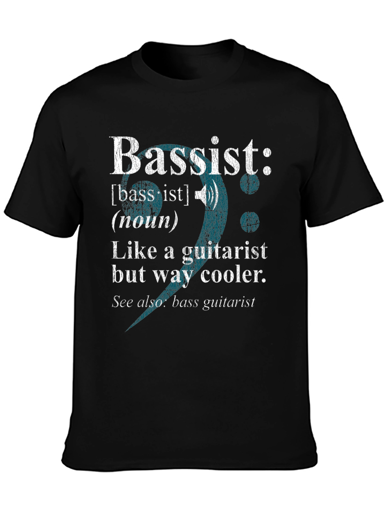Bassist Definition Graphic Tee - Cool Musician T-Shirt