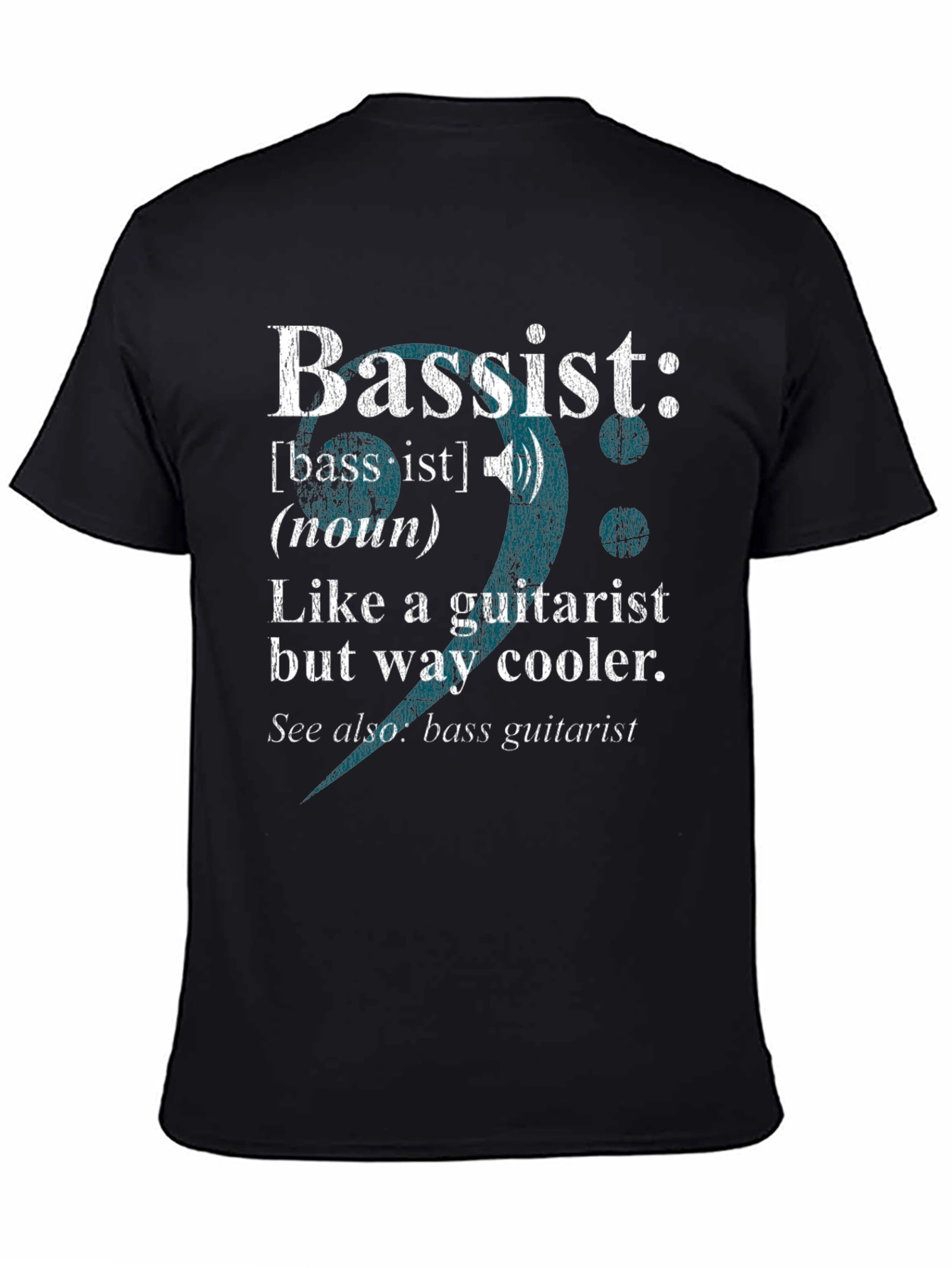 Bassist Definition Graphic Tee - Cool Musician T-Shirt