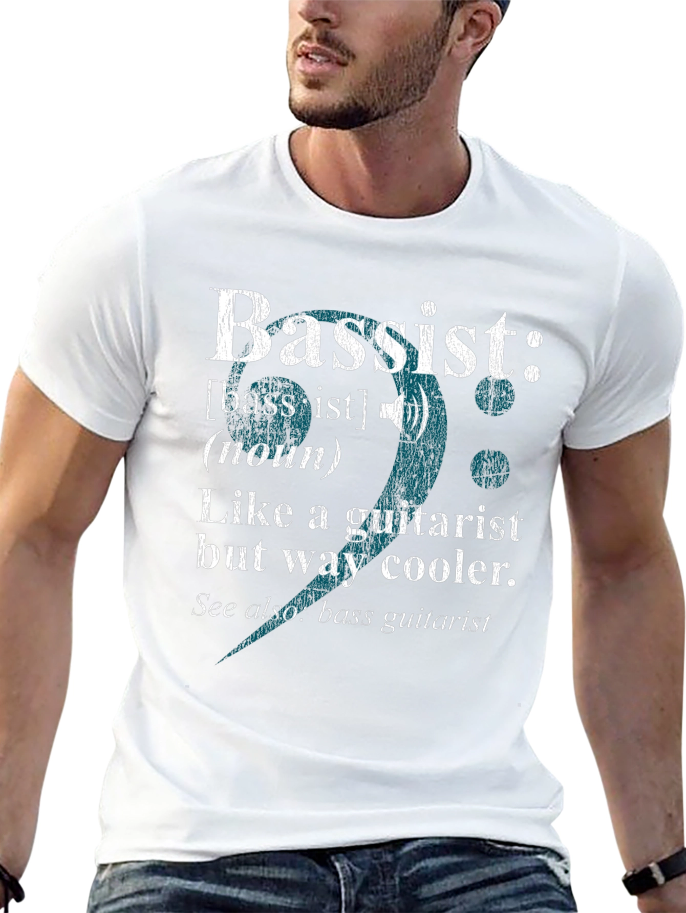 Bassist Definition Graphic Tee - Cool Musician T-Shirt