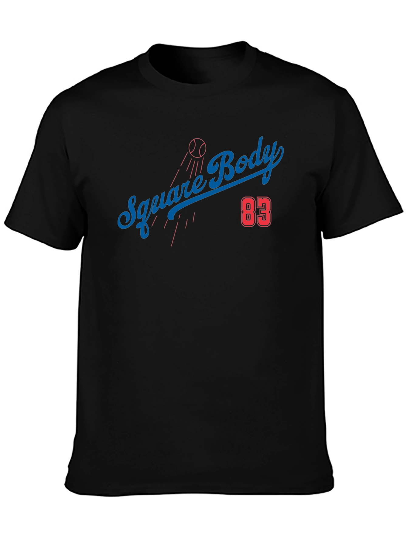 Square Body 83 Baseball Style Tee
