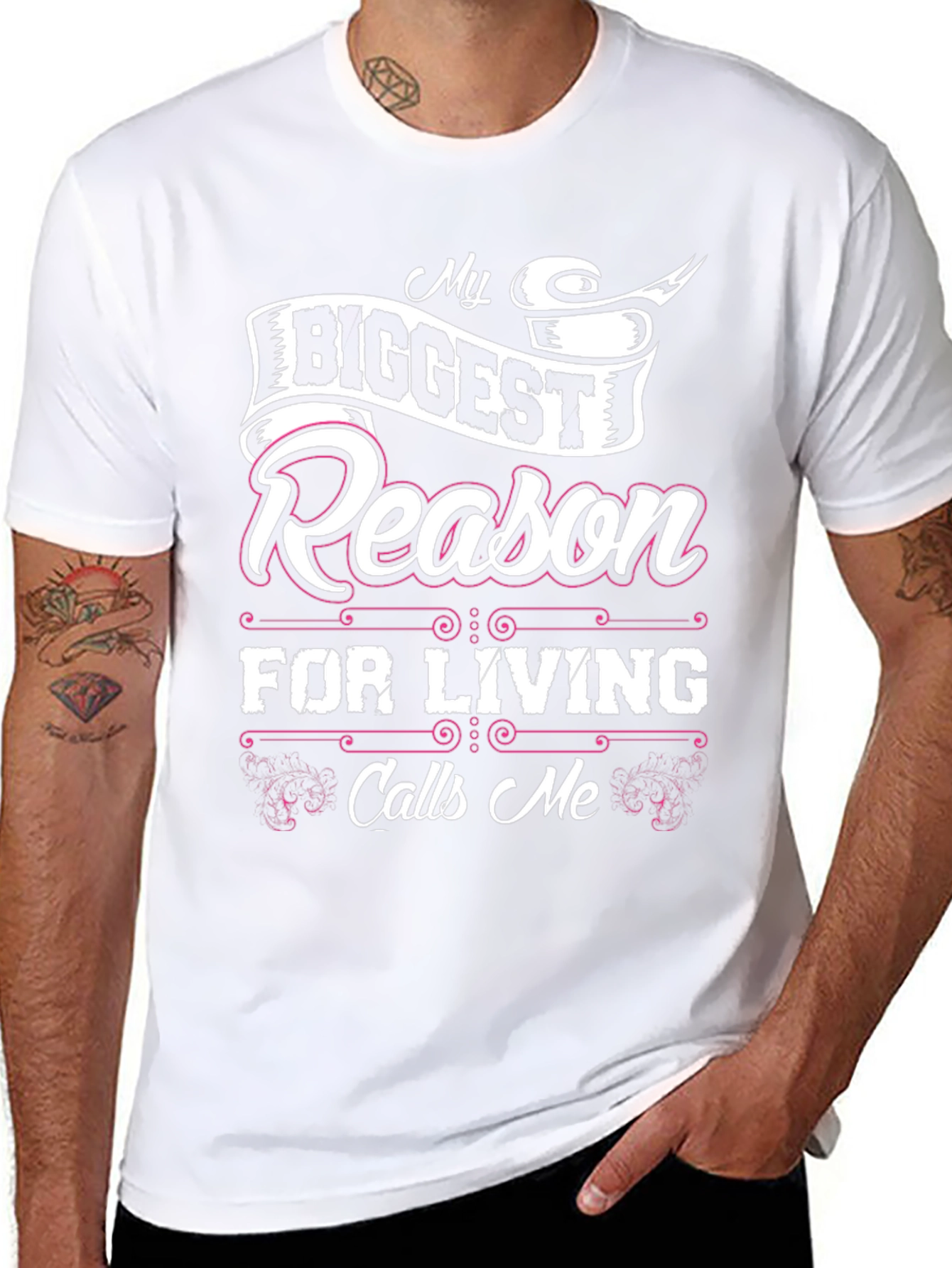 My Biggest Reason For Living Black T-Shirt