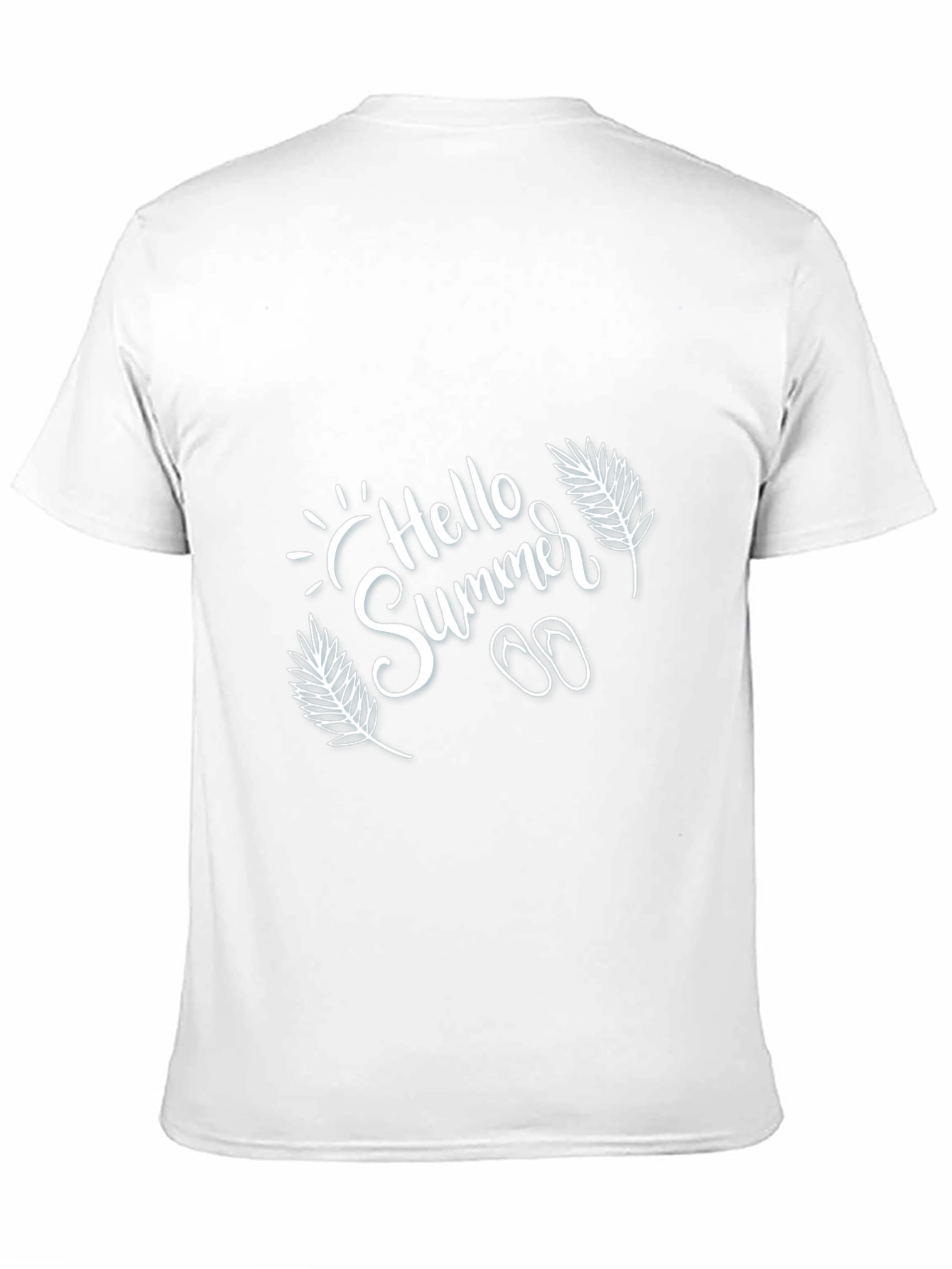 Hello Summer Black Graphic Tee