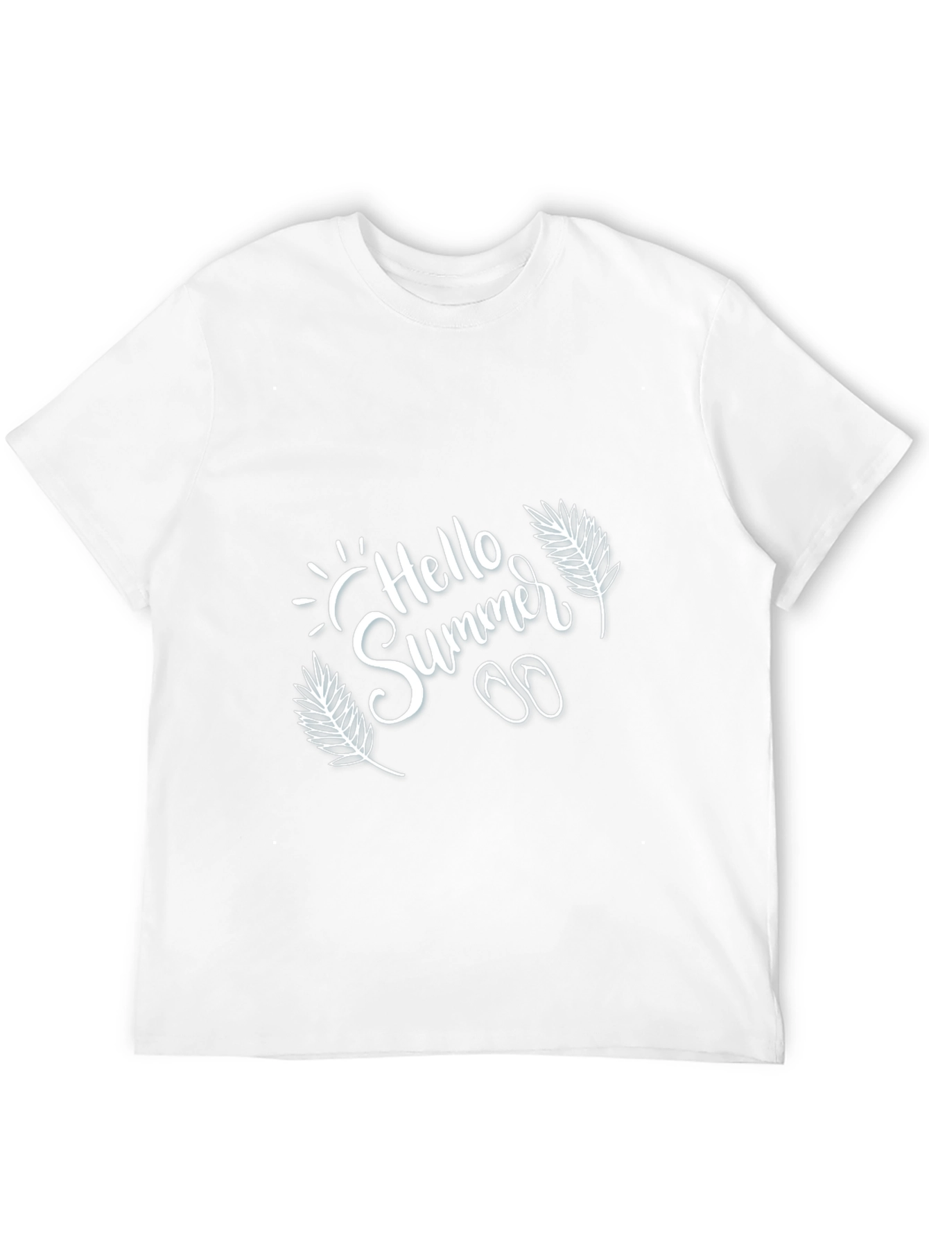 Hello Summer Black Graphic Tee