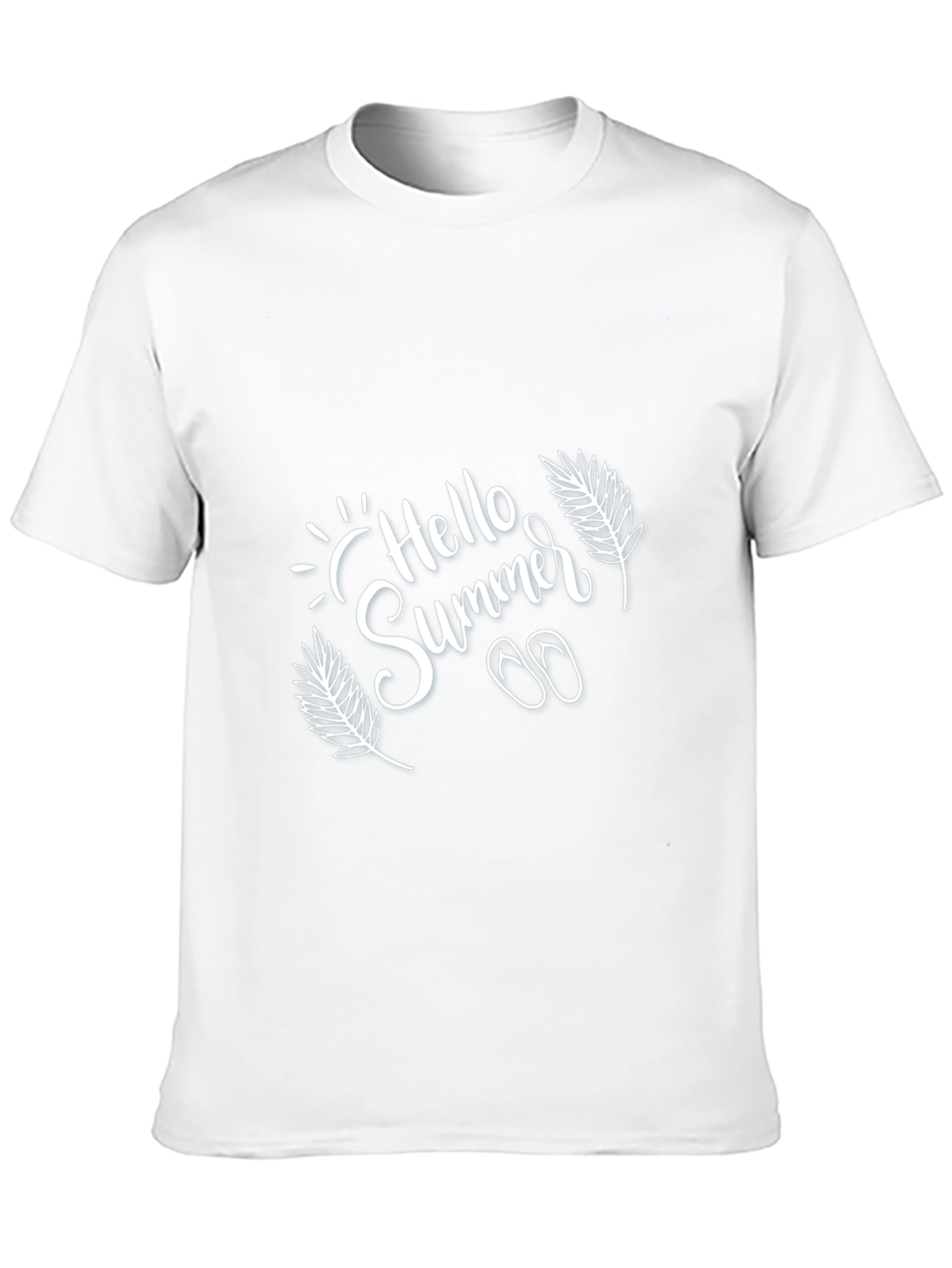 Hello Summer Black Graphic Tee