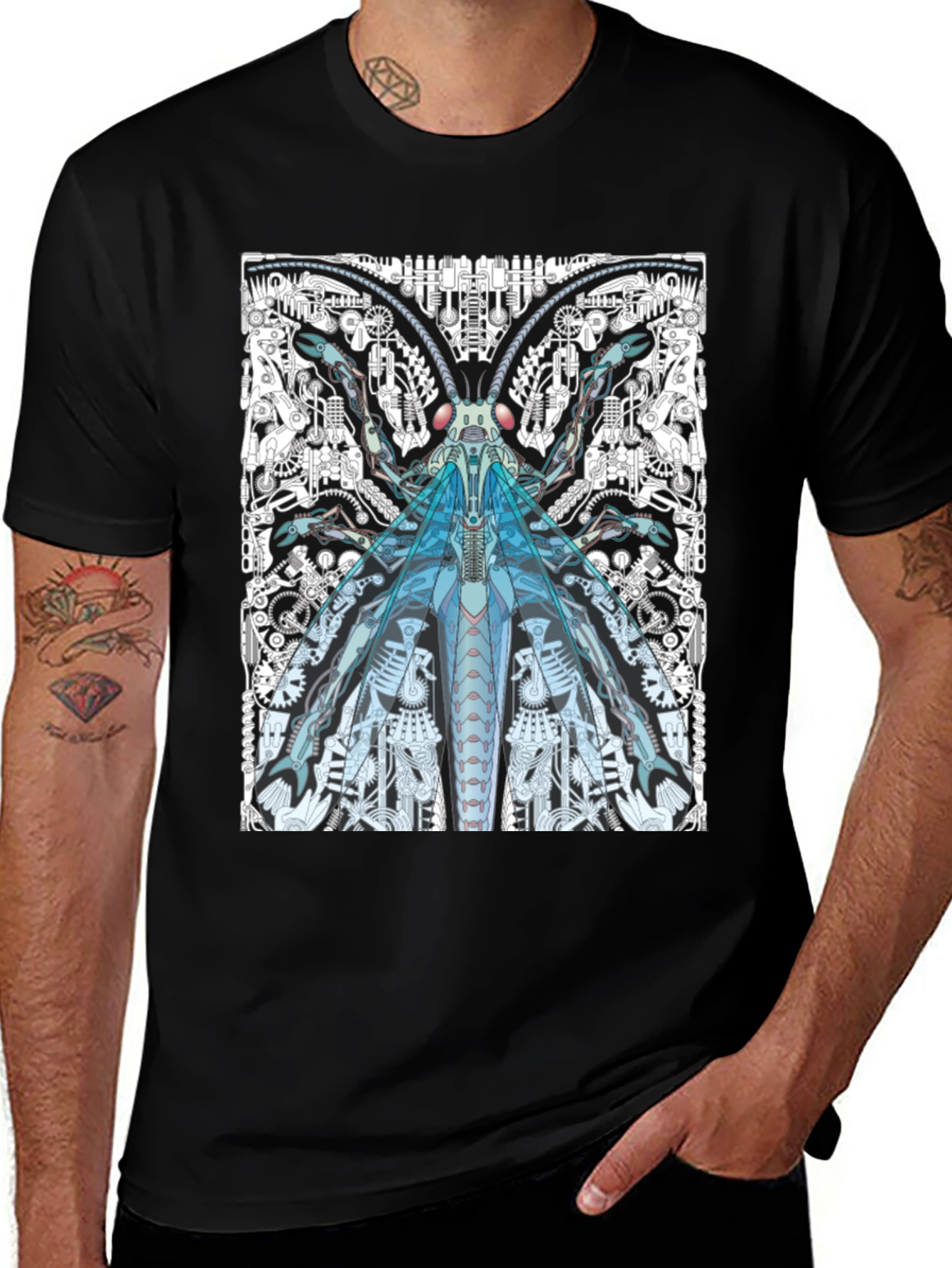 Steampunk Insect Graphic Tee