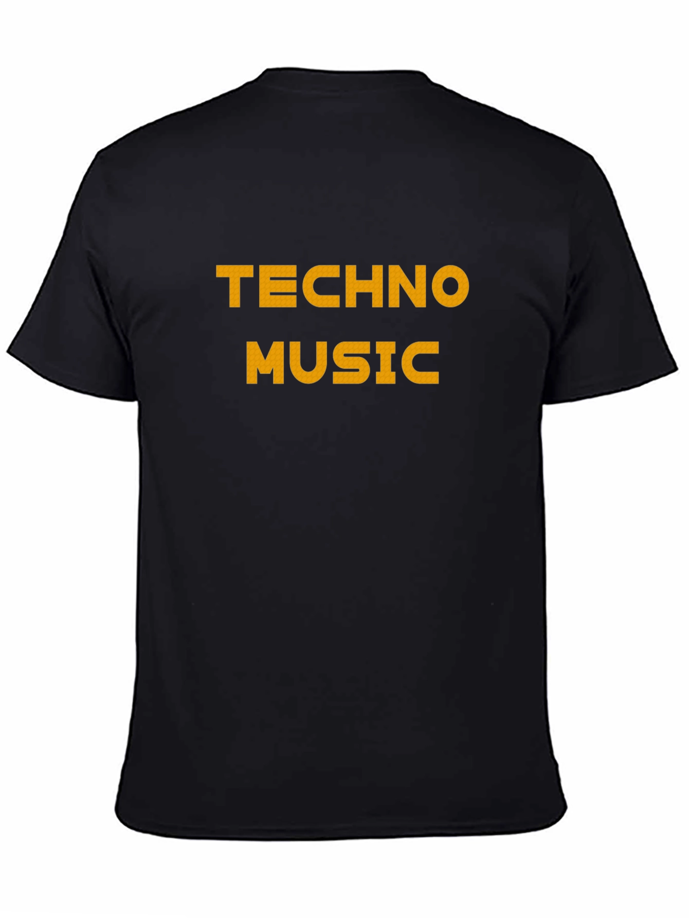 Techno Music Black T-Shirt