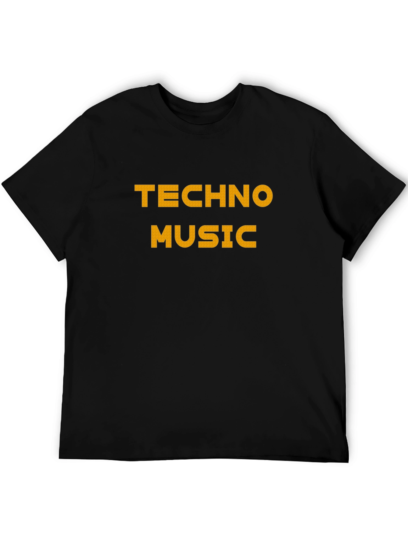 Techno Music Black T-Shirt
