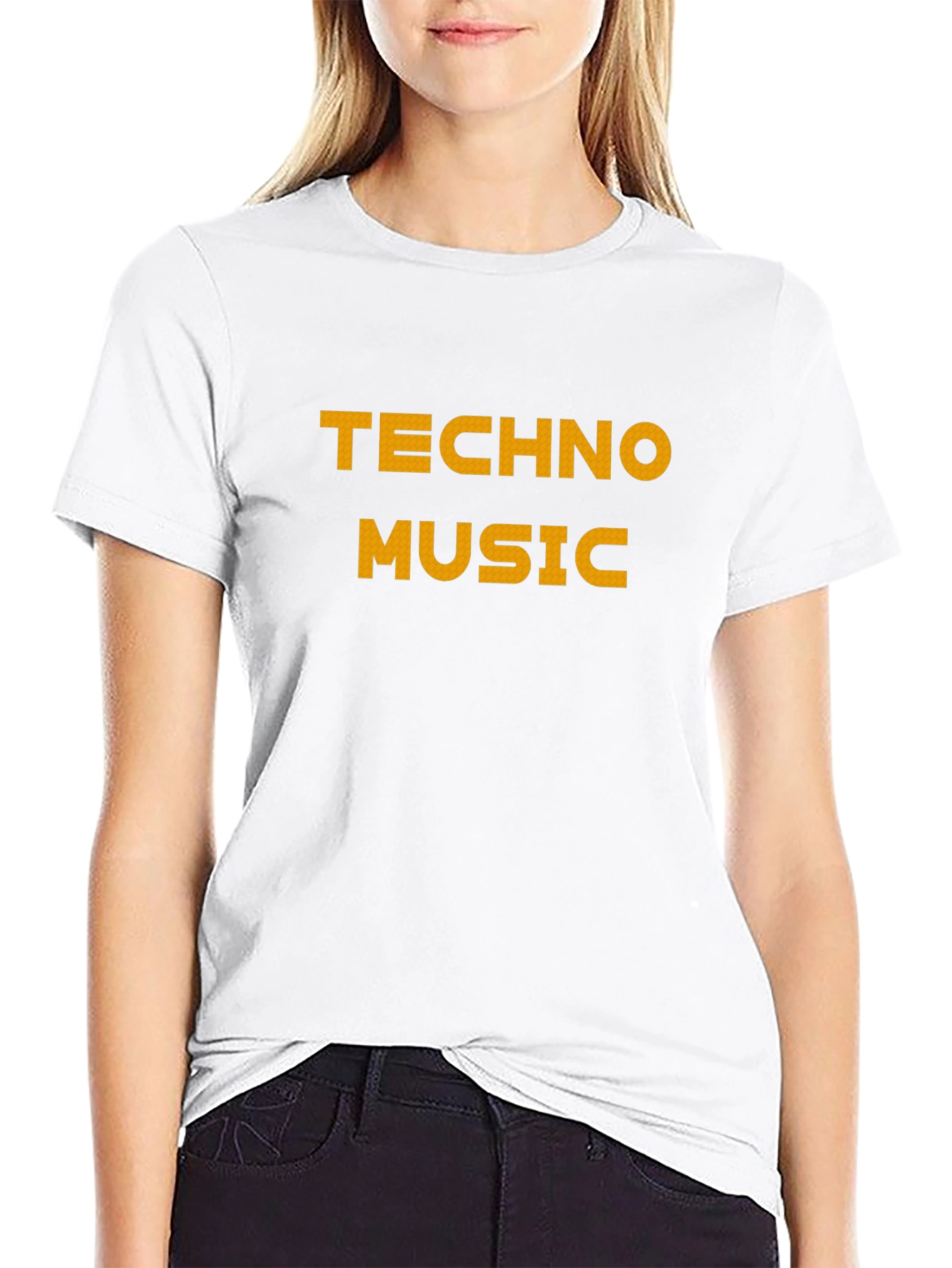 Techno Music Black T-Shirt