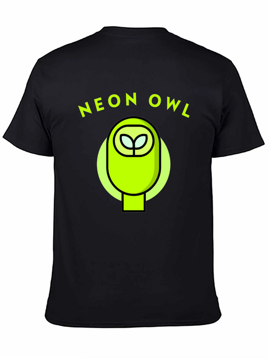 Neon Owl Graphic Tee - Stylish & Unique Design