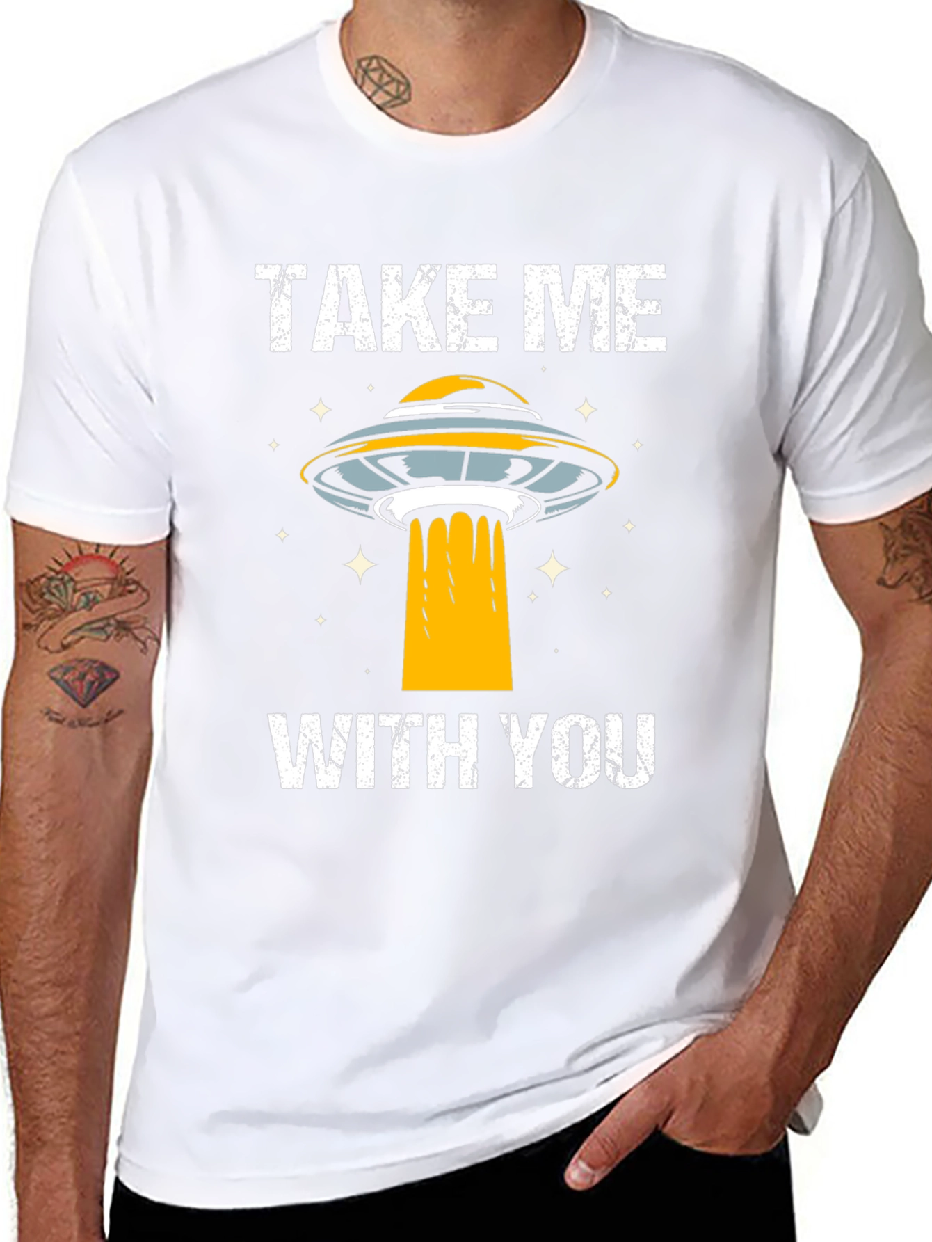 Take Me With You UFO Graphic T-Shirt