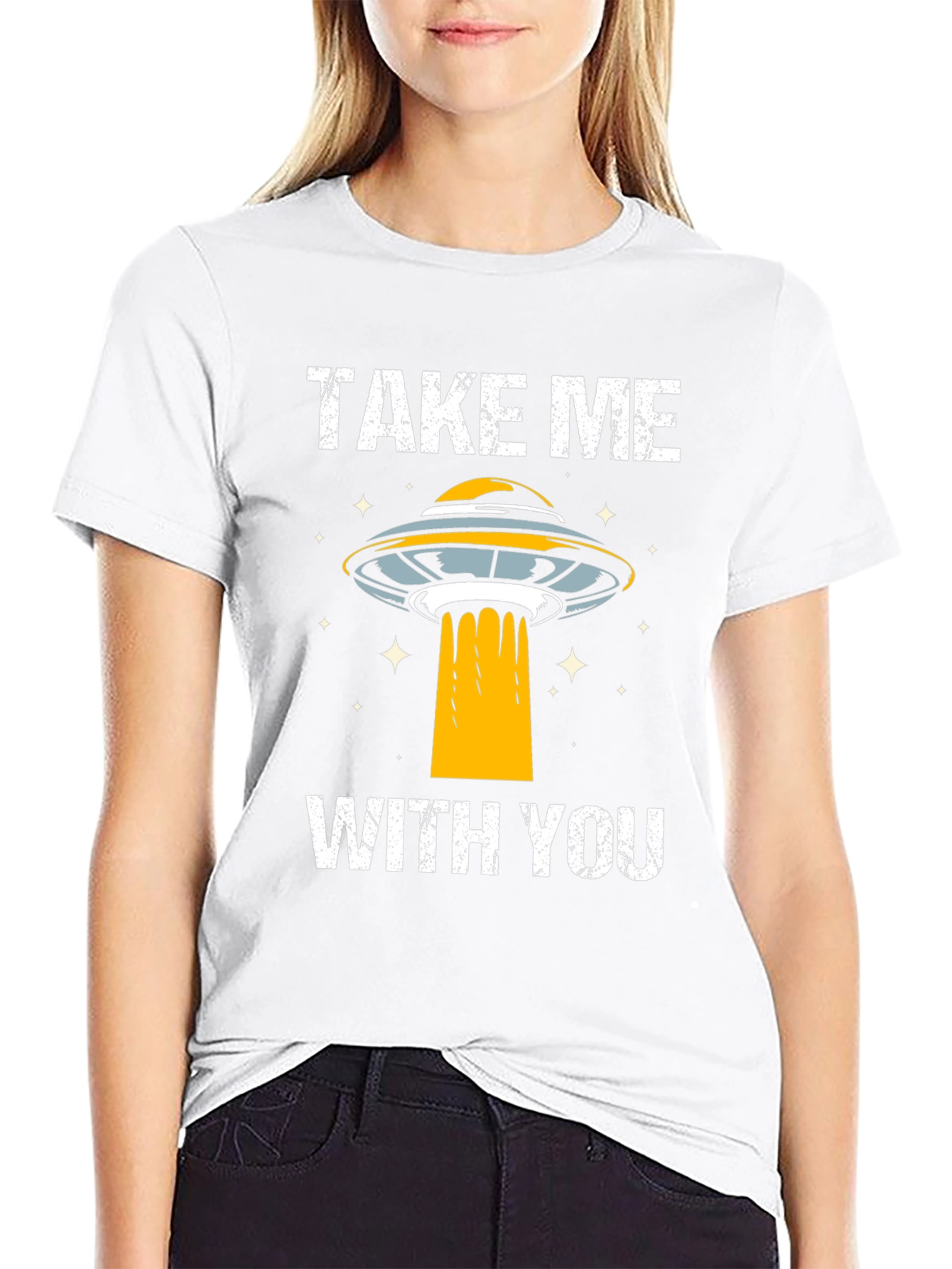 Take Me With You UFO Graphic T-Shirt
