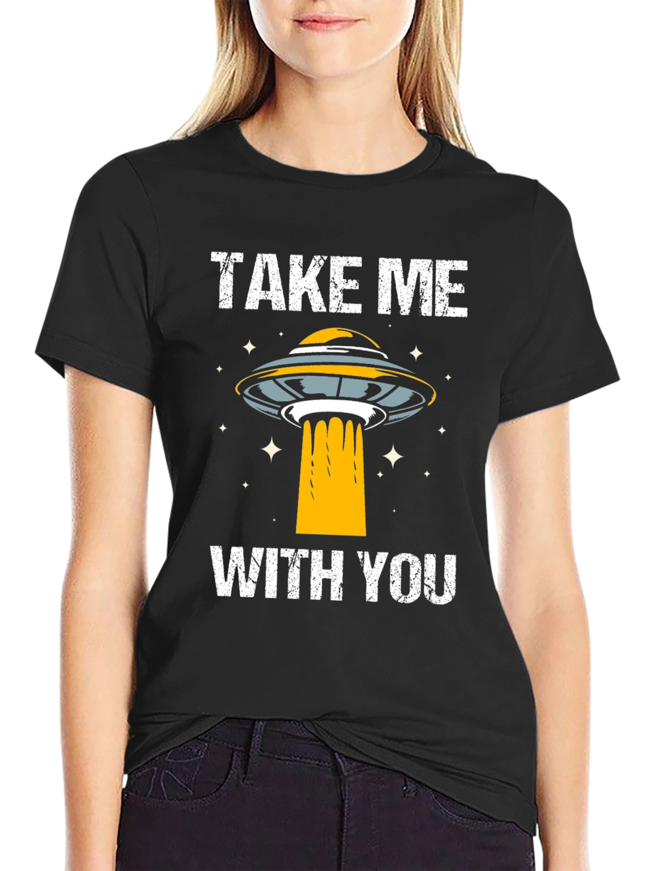 Take Me With You UFO Graphic T-Shirt