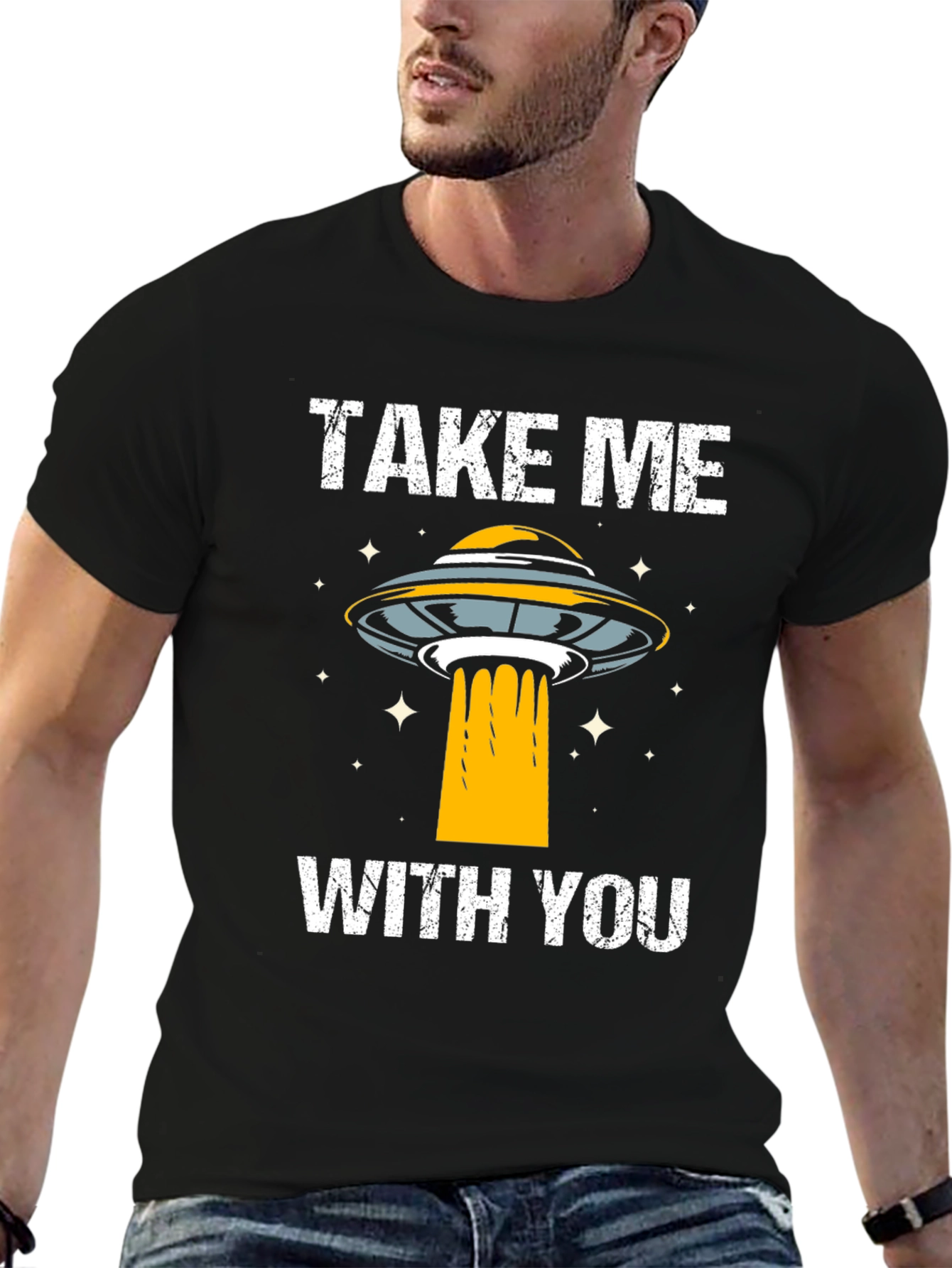 Take Me With You UFO Graphic T-Shirt