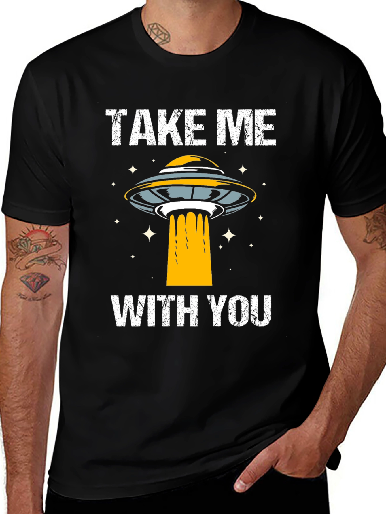 Take Me With You UFO Graphic T-Shirt