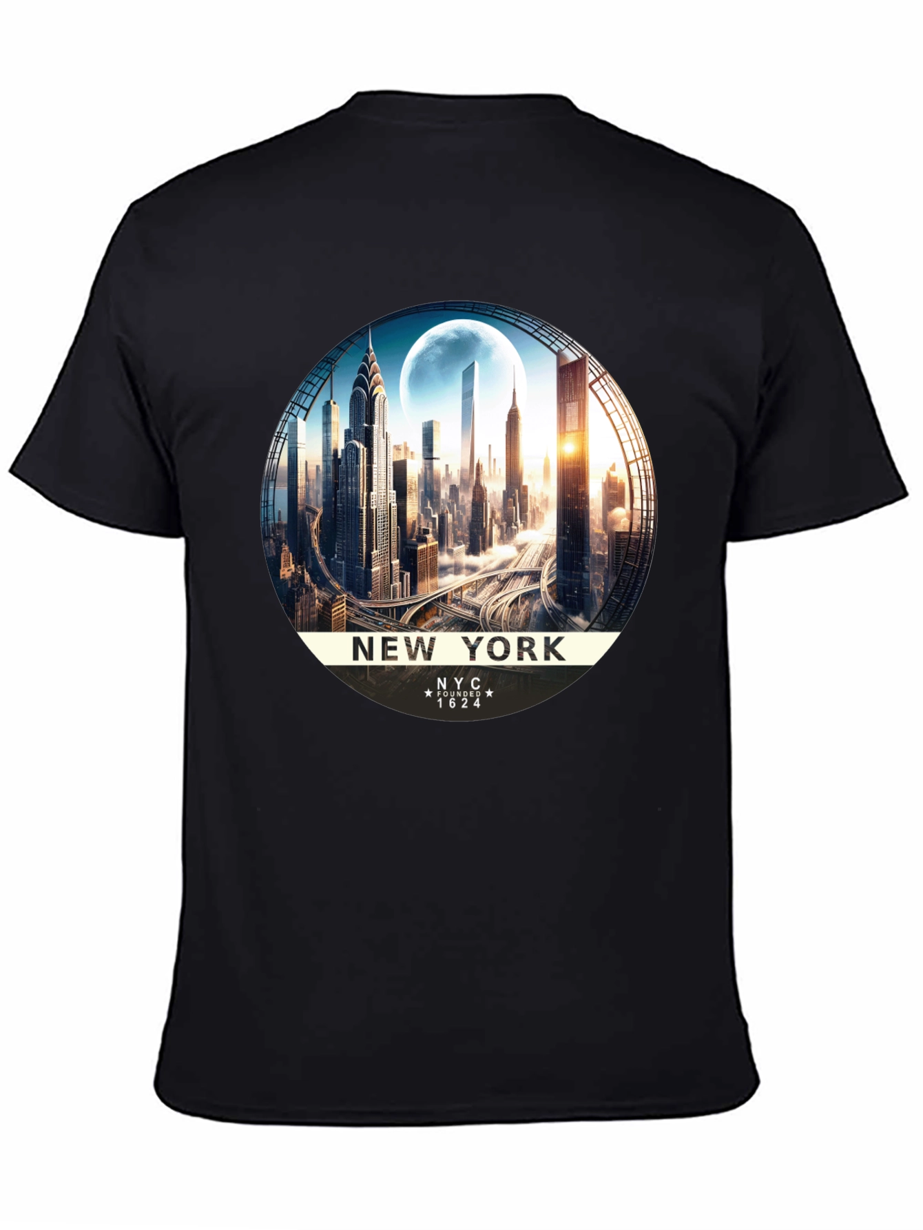 New York City Skyline Graphic T-Shirt