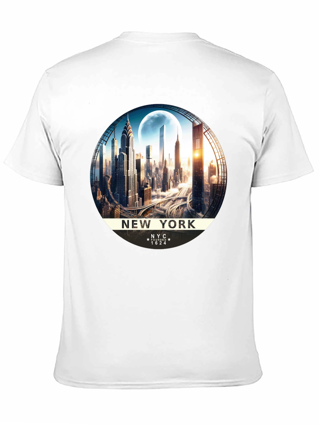 New York City Skyline Graphic T-Shirt