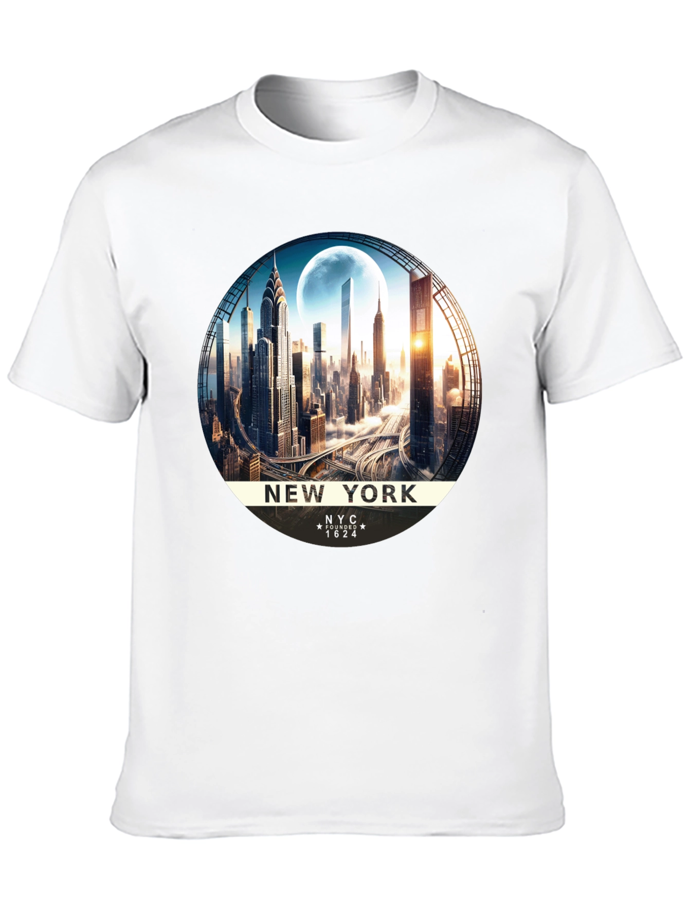 New York City Skyline Graphic T-Shirt